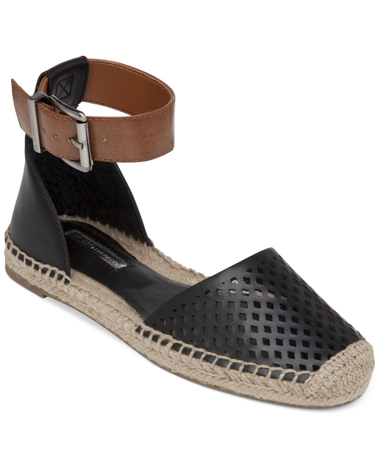 Lyst - Bcbgeneration Felicity2 Ankle Strap Espadrille Flats in Black