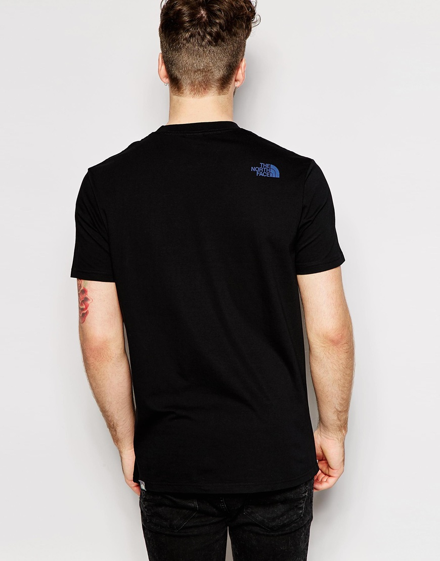 Lyst - The North Face T-shirt With Smoke Print Logo in Black for Men