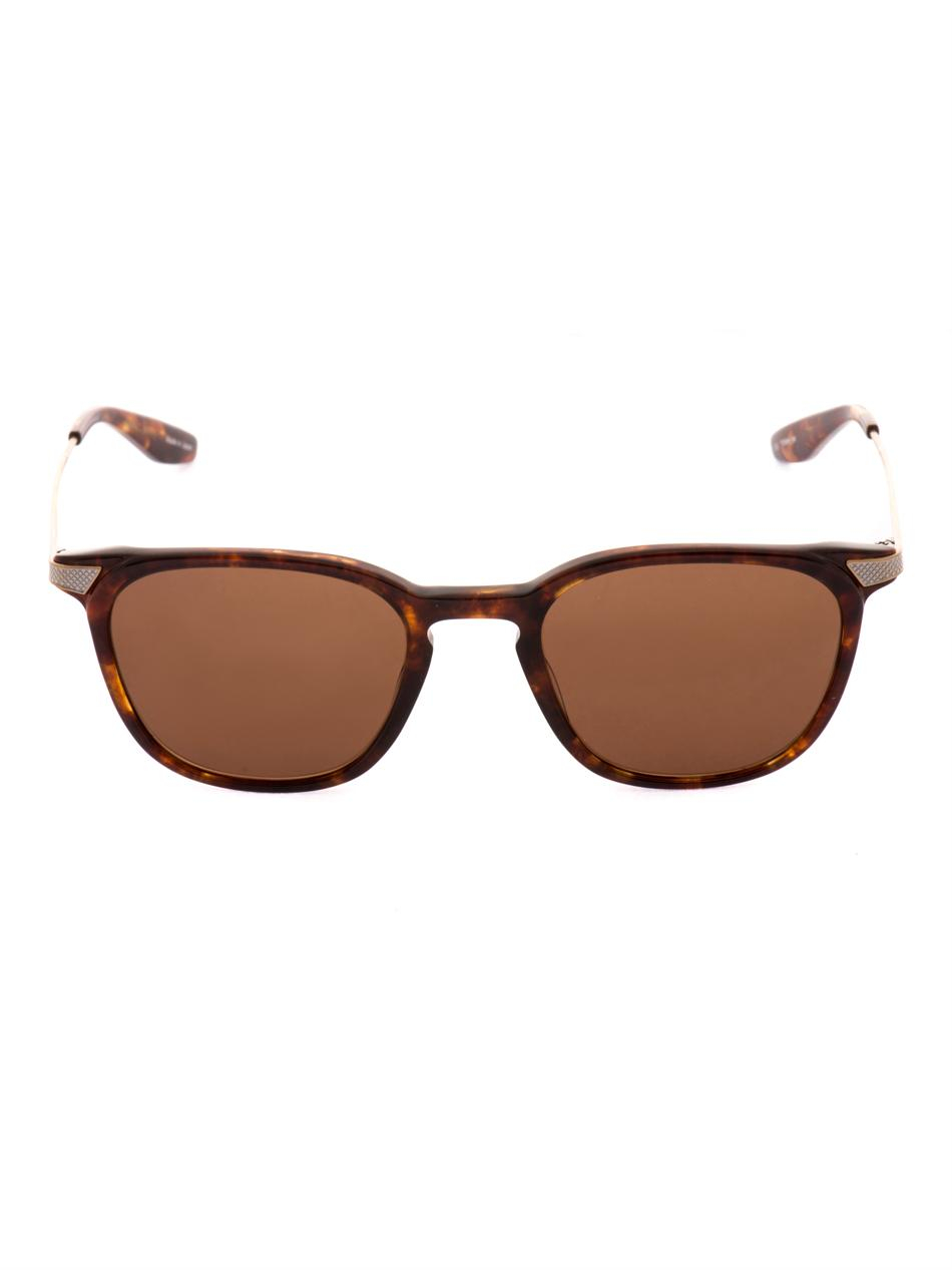 Barton Perreira Dean Round-Frame Sunglasses in Brown for Men | Lyst