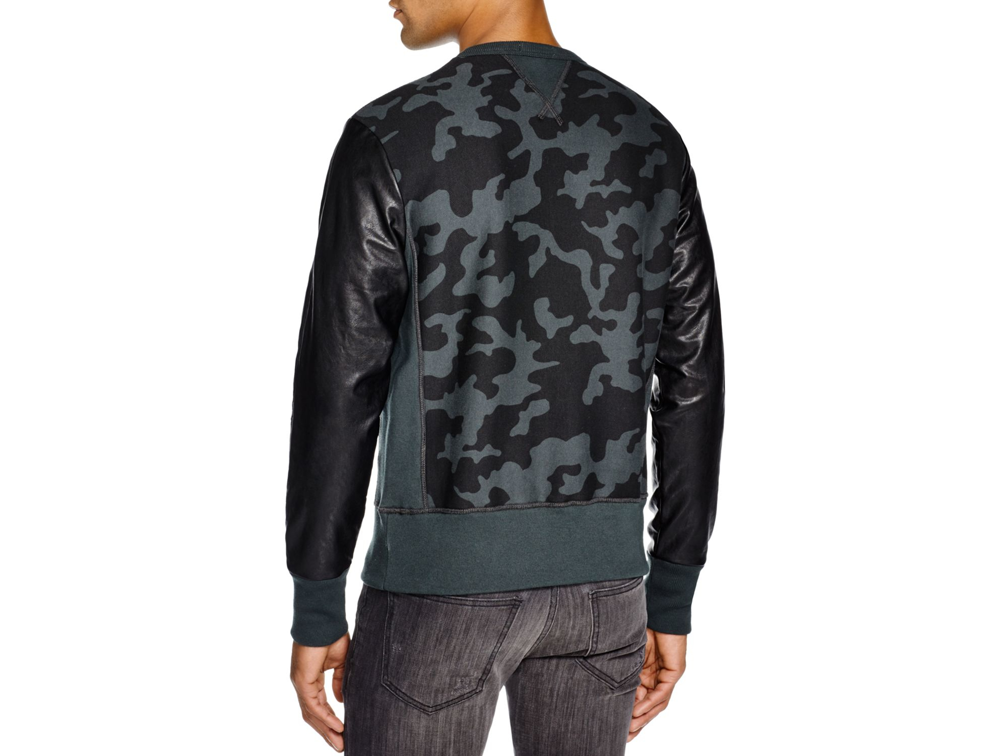 black and camo sweatshirt