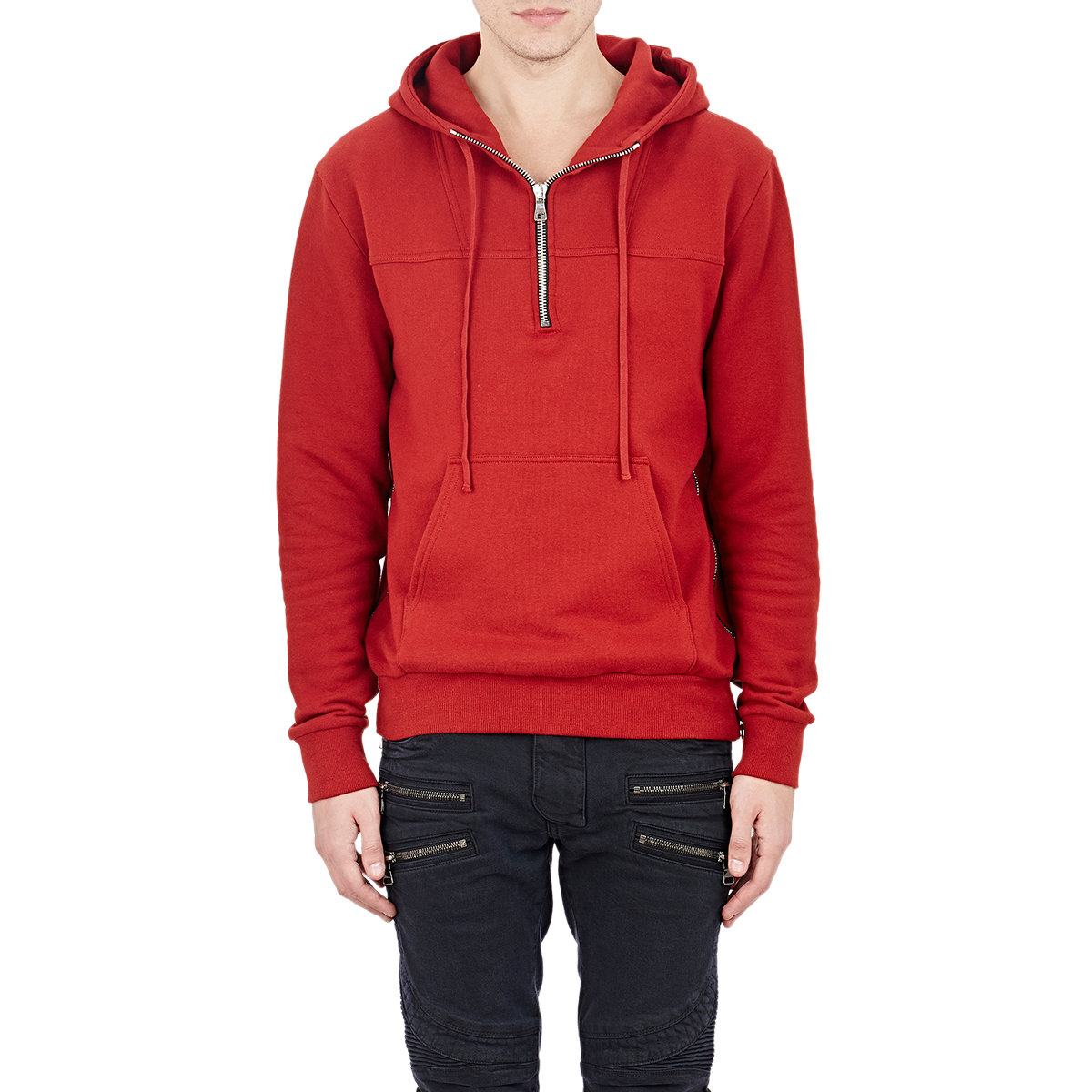 side zip sweatshirt mens