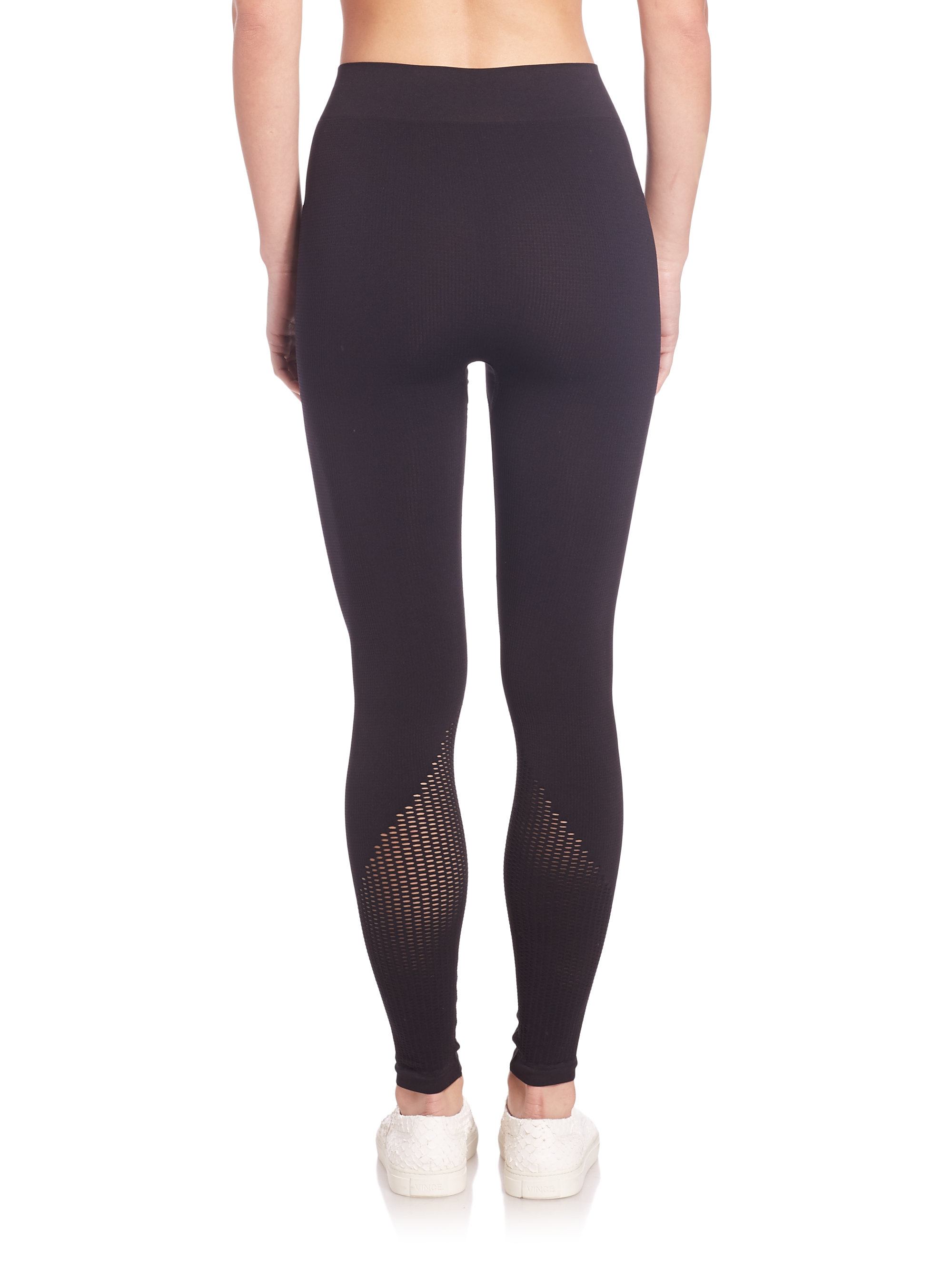 Lyst - Elie Tahari Natalie Seamless Leggings in Black