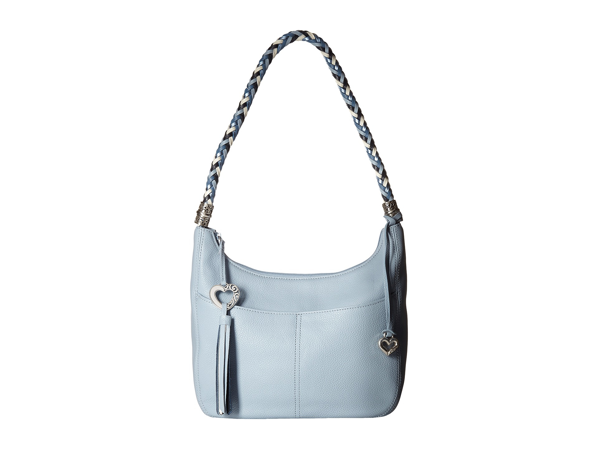 Lyst Brighton Barbados Ziptop Hobo In Blue Gallery