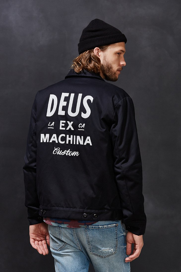  Deus ex  machina Workwear Jacket  in Black for Men Lyst