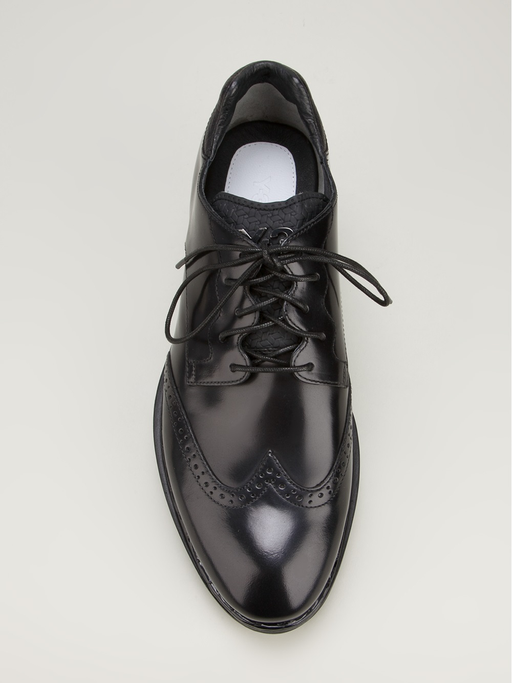 Lyst - Y-3 Chunky Sole Brogue in Black for Men