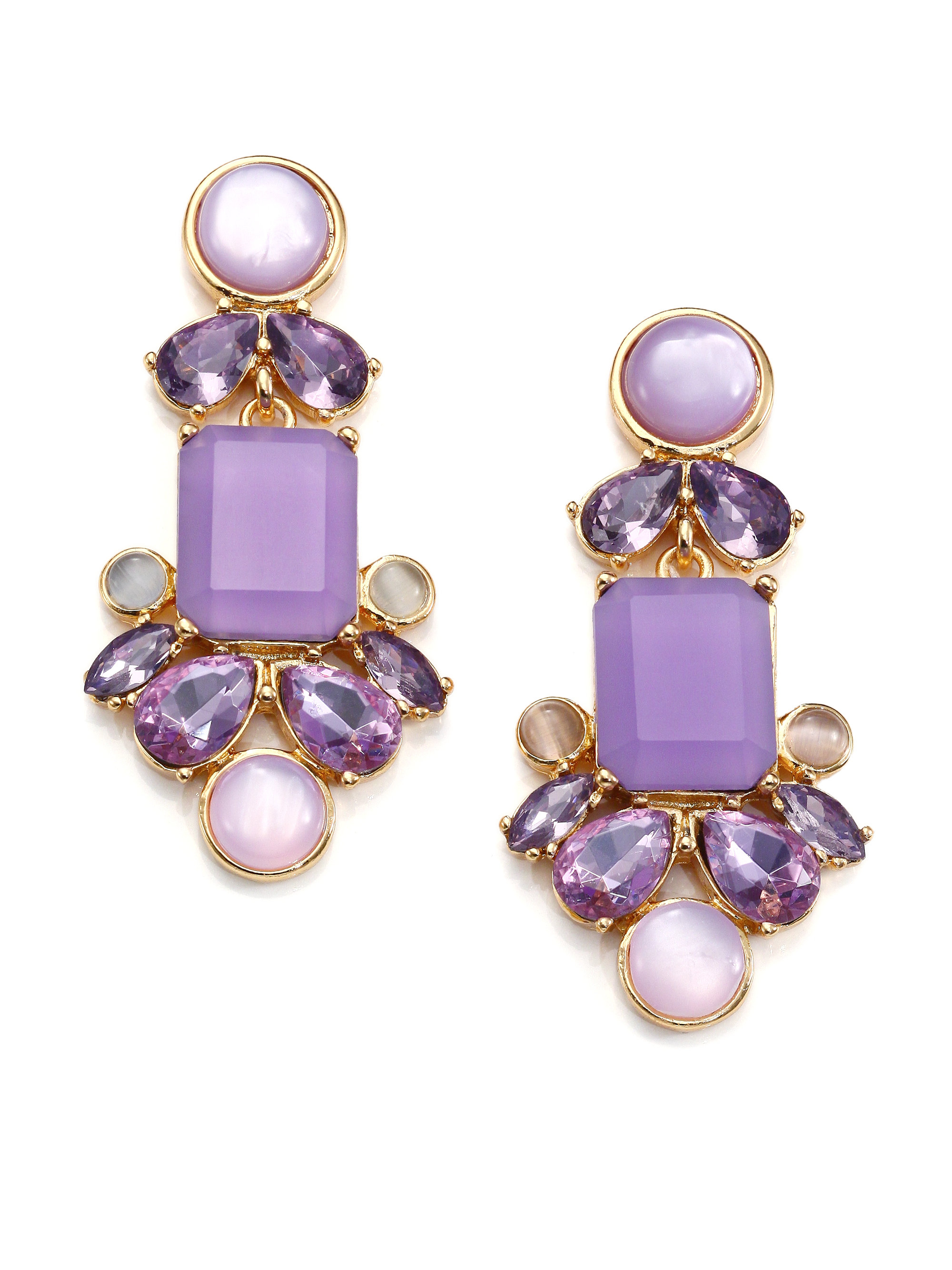 Lyst Kate Spade New York Glitzy Spritz Statement Drop Earrings In Gallery