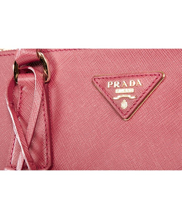 Prada Bn2274 Bag - Pink Brughiera Saffiano Lux Calf Leather ...  