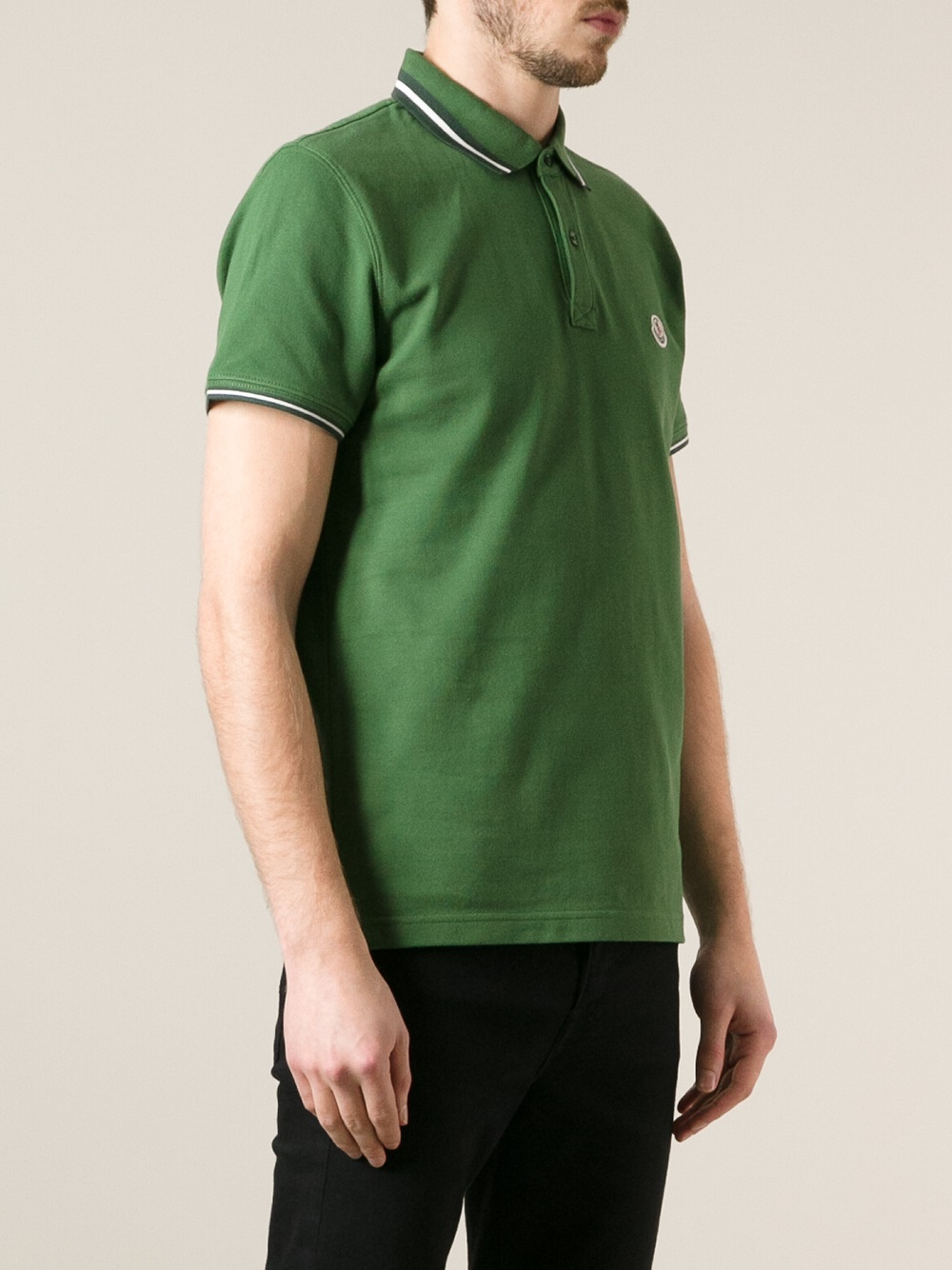 moncler green polo moncler green polo
