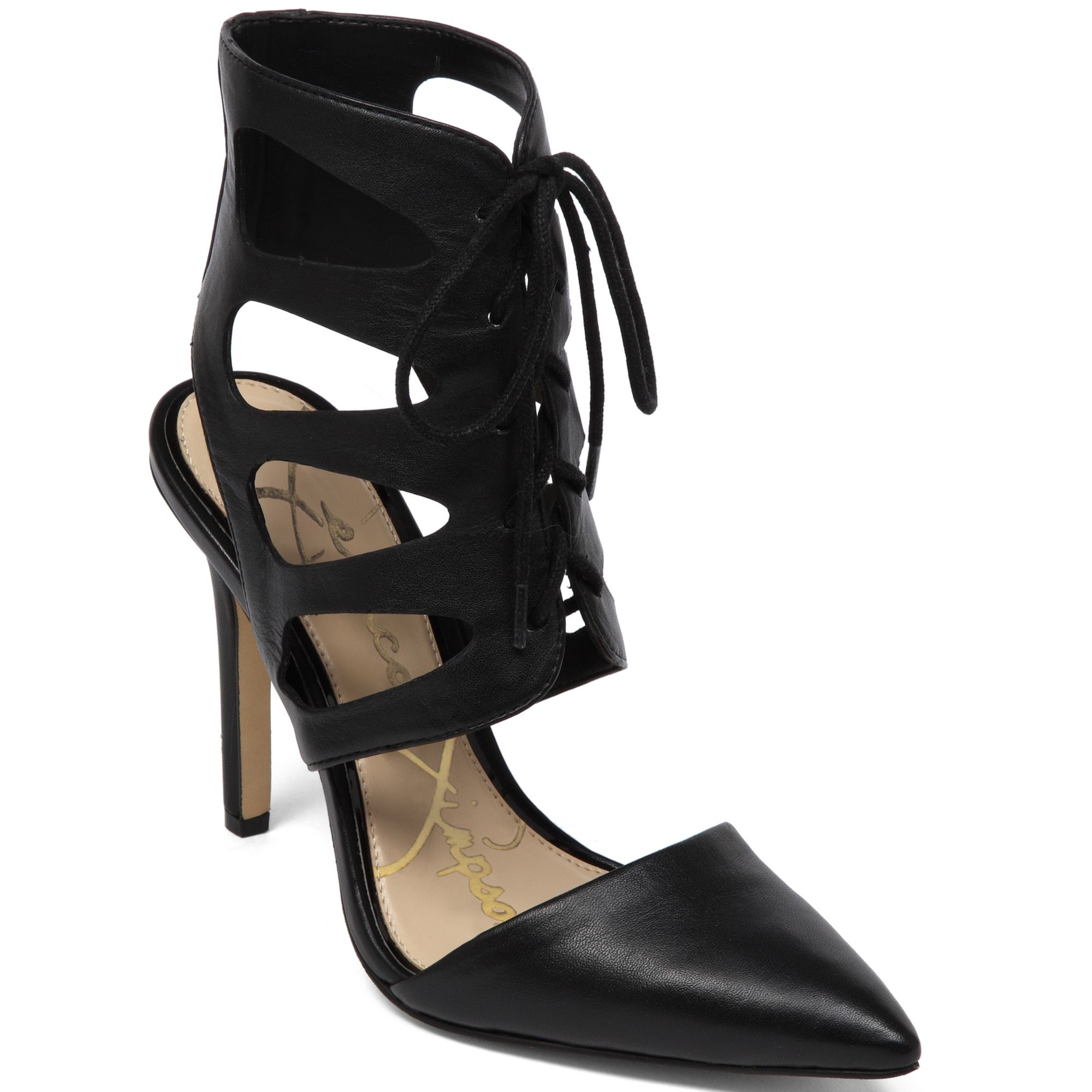 Lyst - Jessica Simpson Cecerre Lace Up Pumps in Black