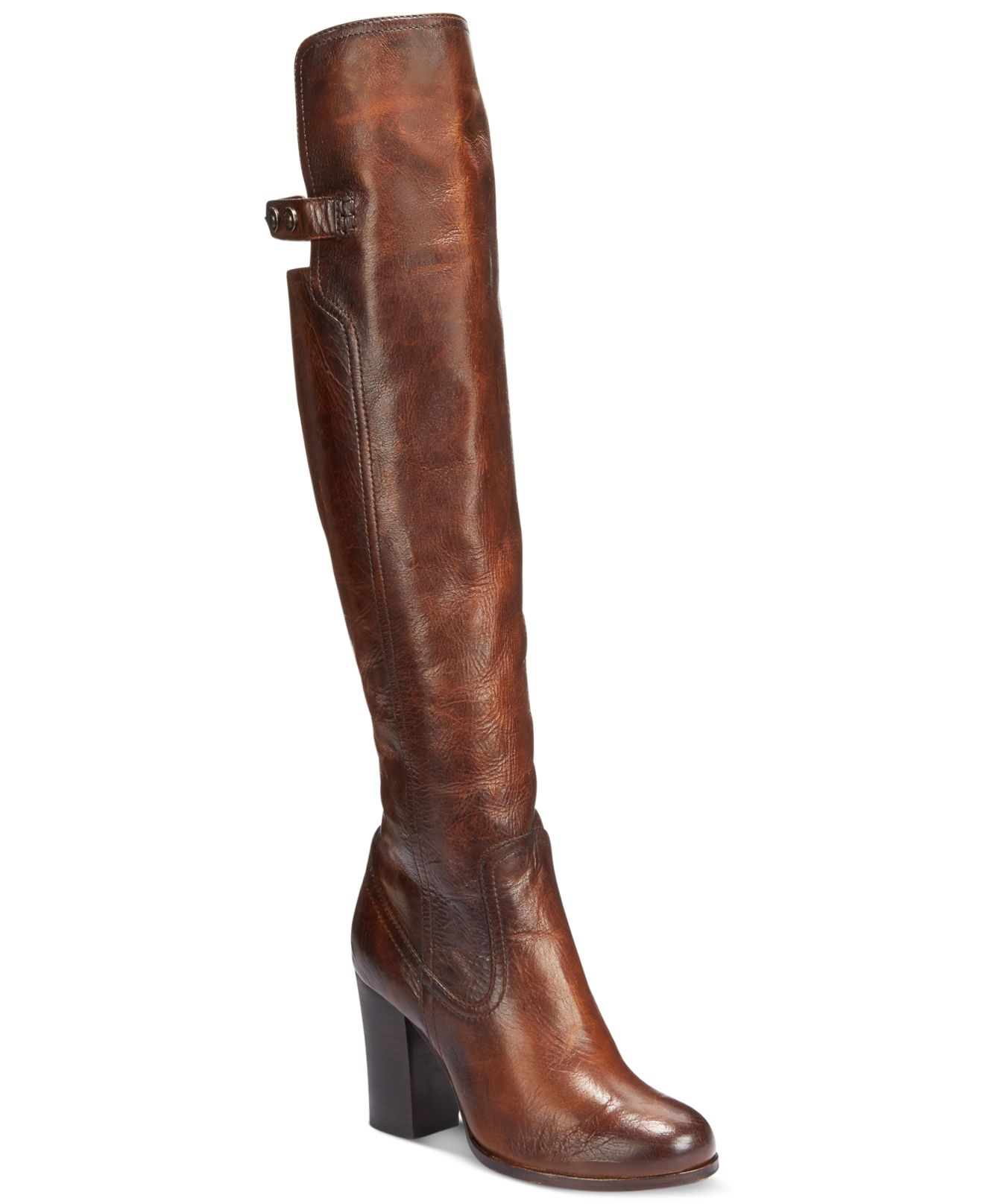 Lyst Frye Parker Over The Knee Boots In Brown