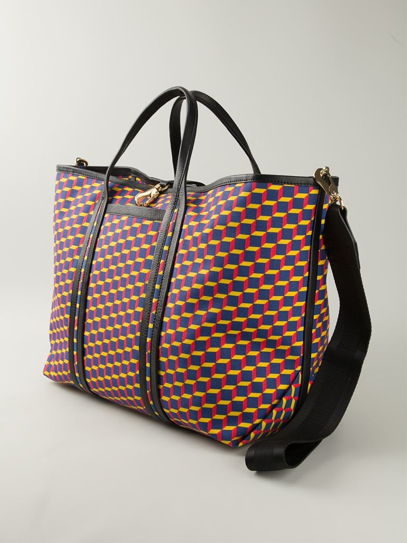 Lyst - Pierre Hardy Geometric Pattern Tote Bag