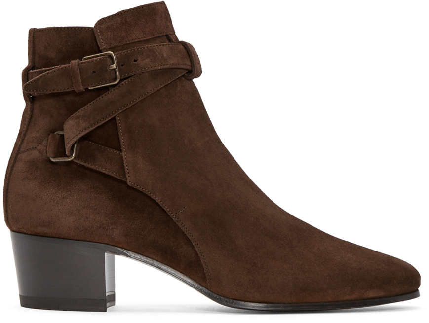 saint laurent jodhpur boots