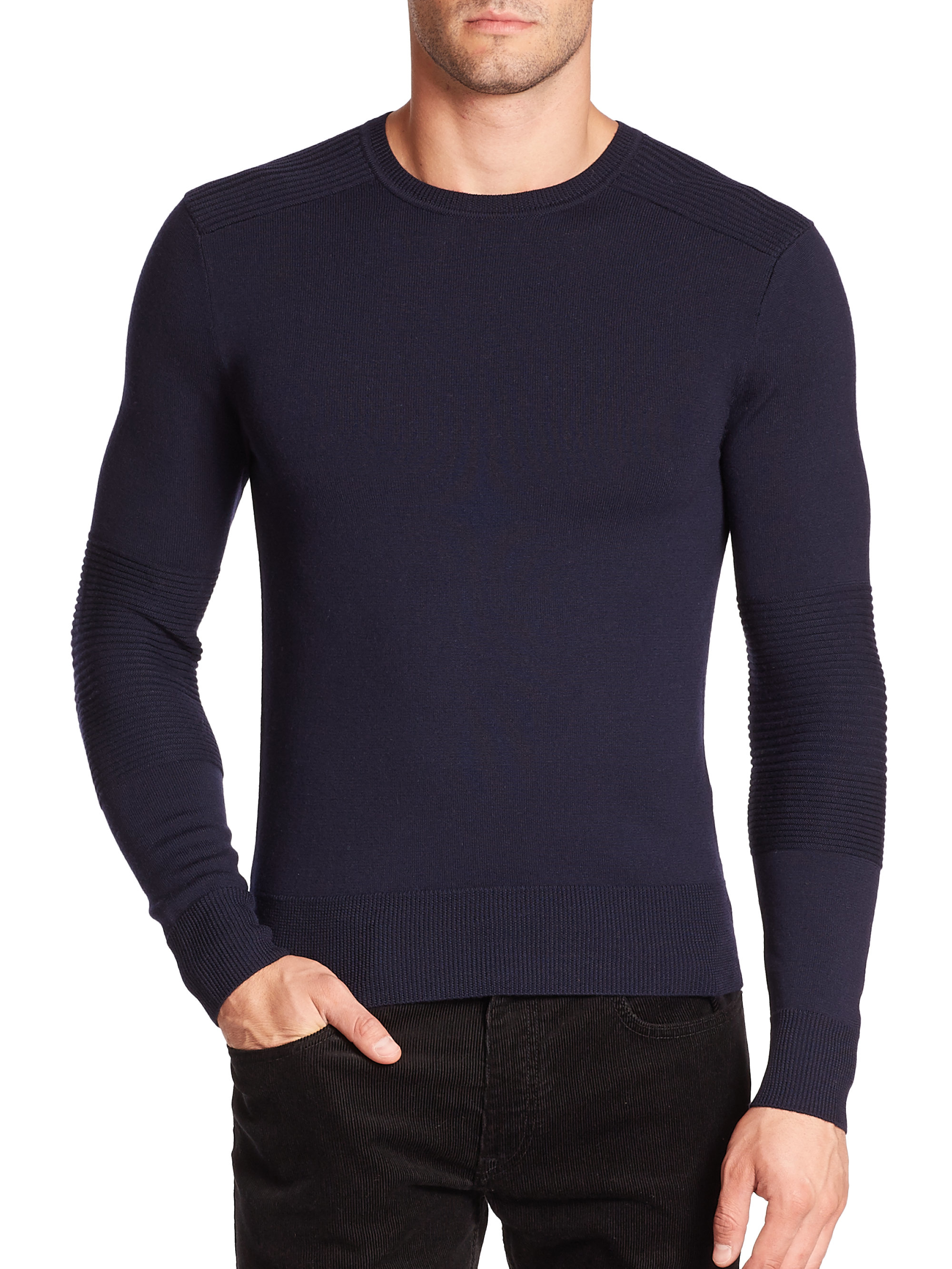 polo sweater crewneck