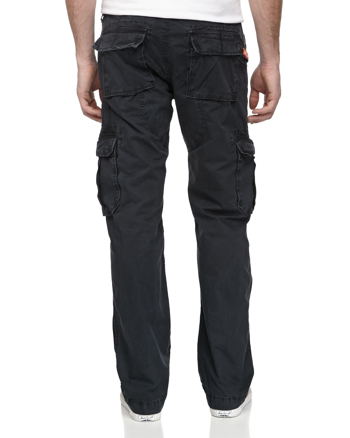 Superdry Military Cargo Pants Rig Black in Gray for Men | Lyst