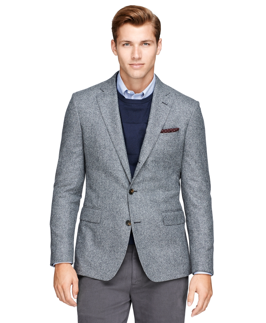 Brooks brothers Regent Fit Donegal Tweed Sport Coat in Gray for Men ...