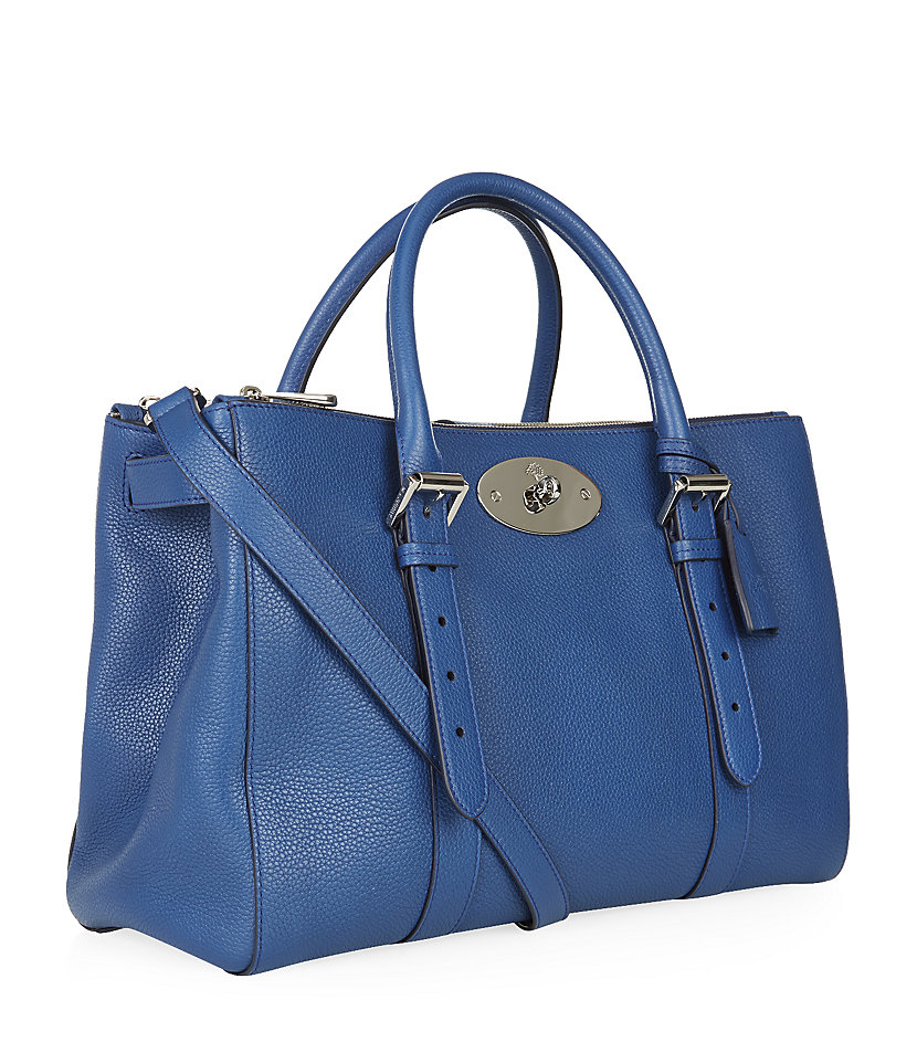 mulberry bayswater bag blue