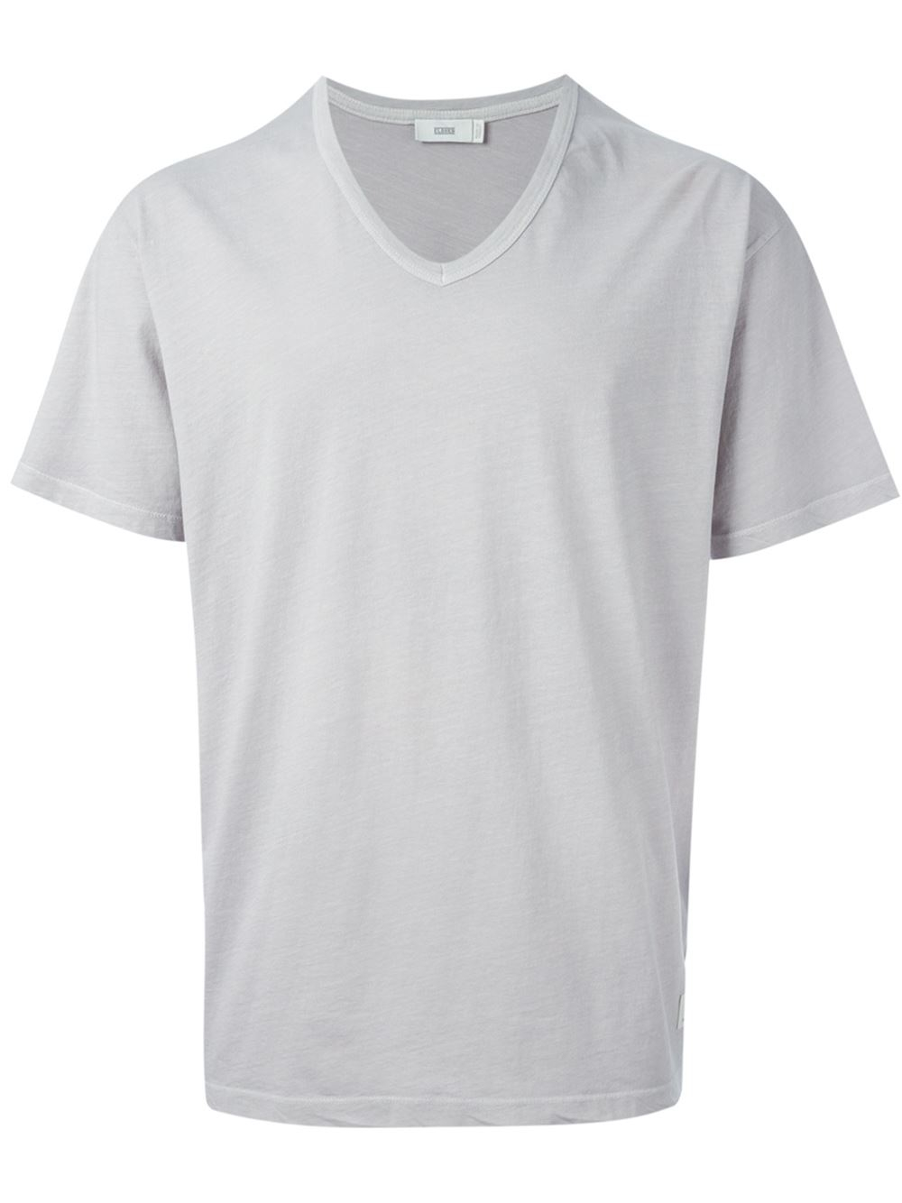 mens grey v neck t shirts