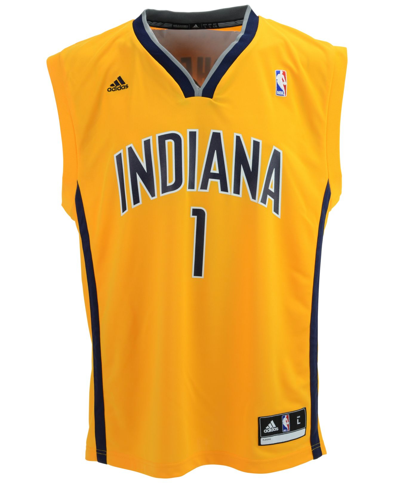 Lyst - Adidas Lance Stephenson Indiana Pacers Rev 30 Replica Jersey in Metallic for Men