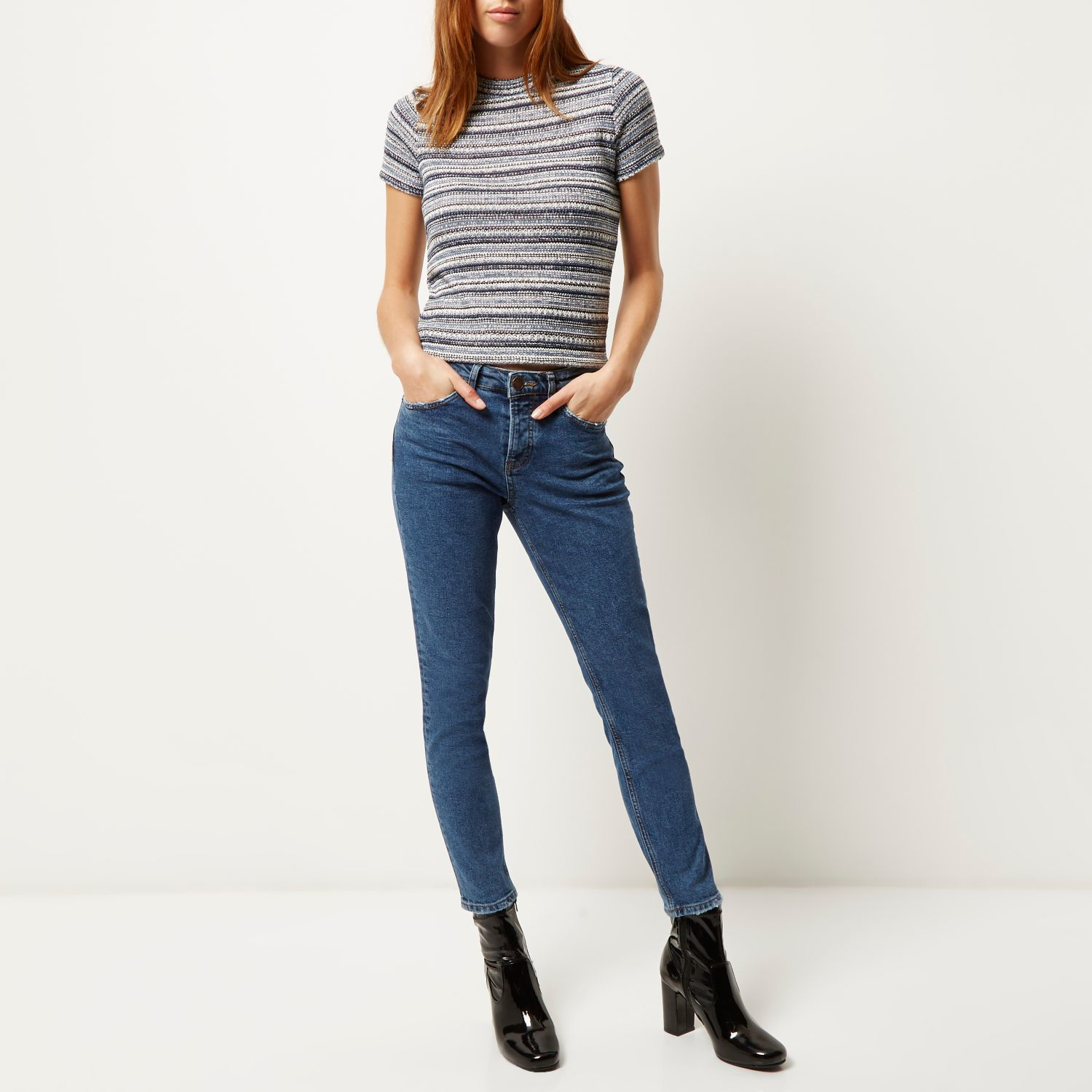 river island high waisted jeans