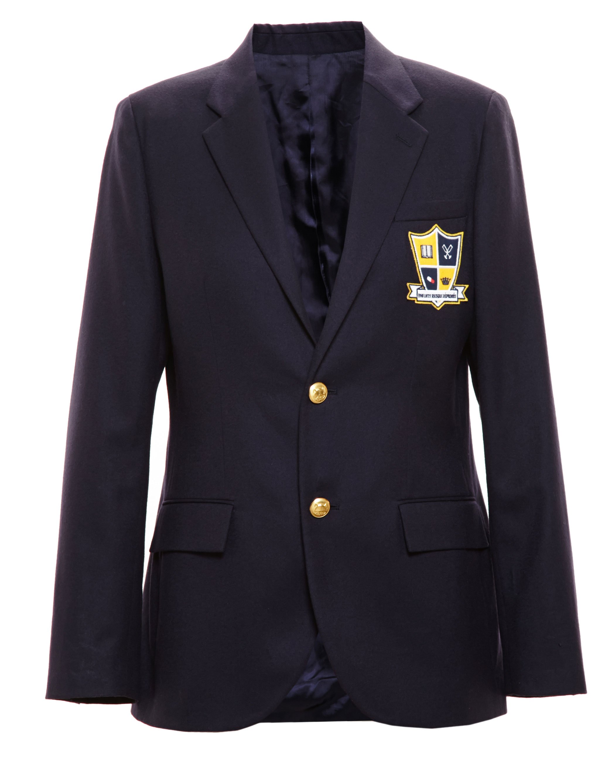 Enfants riches deprimes Wool School Uniform Blazer in Blue (NAVY) | Lyst