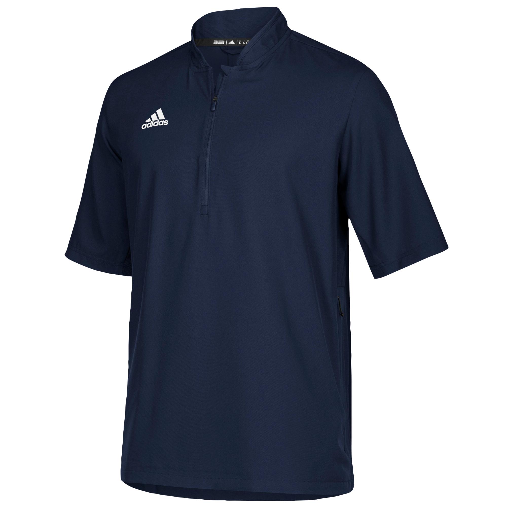 adidas Team Iconic Short Sleeve 1/4 Zip Cage Jacket in Blue for Men Lyst