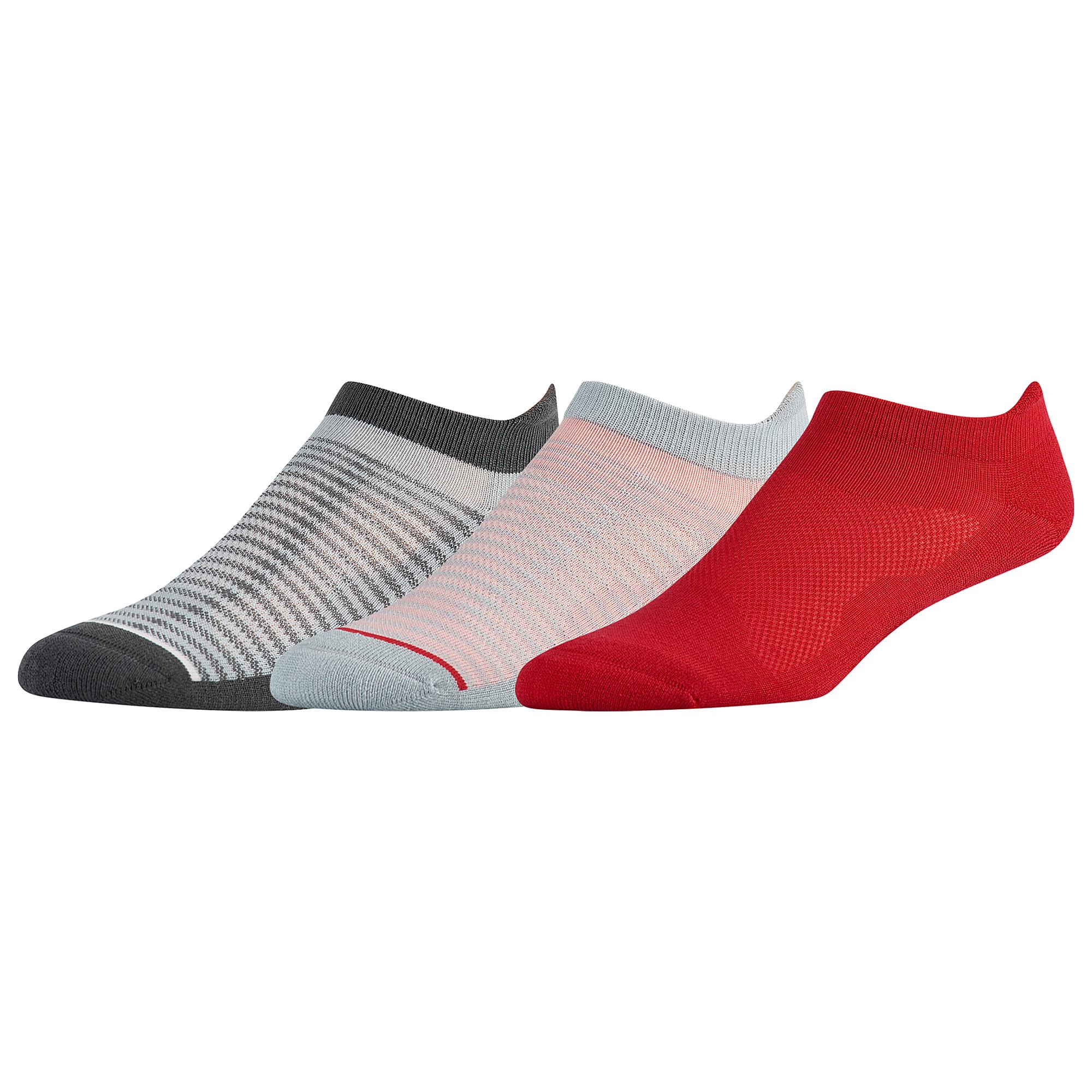 Asics Seamless Cushion Low 3 Pack Socks in Gray Lyst