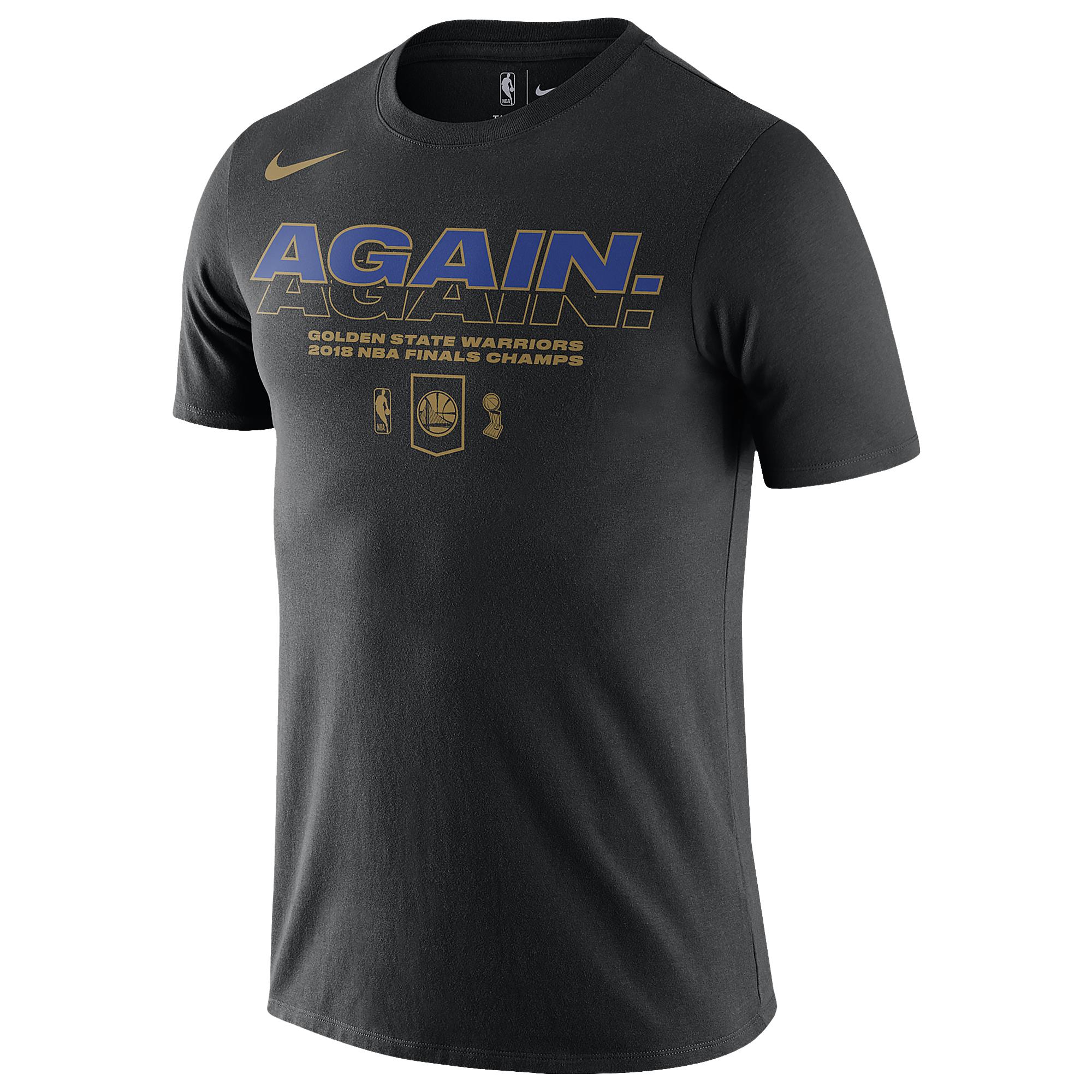 Nike Golden State Warriors Nba Champions T-shirt in Black for Men - Lyst