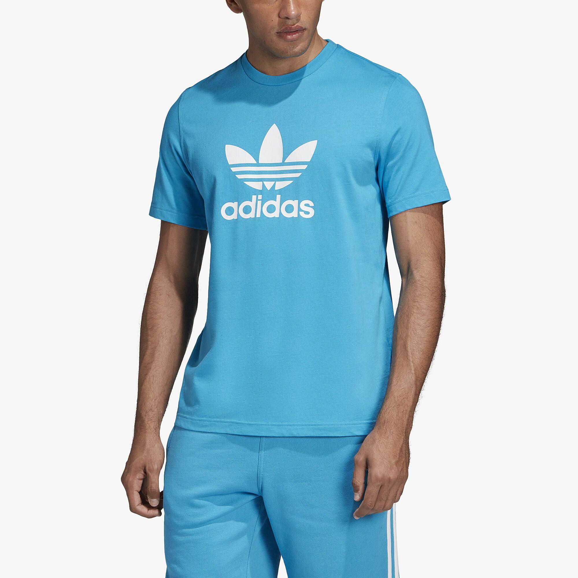  adidas  Originals Trefoil  T shirt  in Blue for Men Lyst