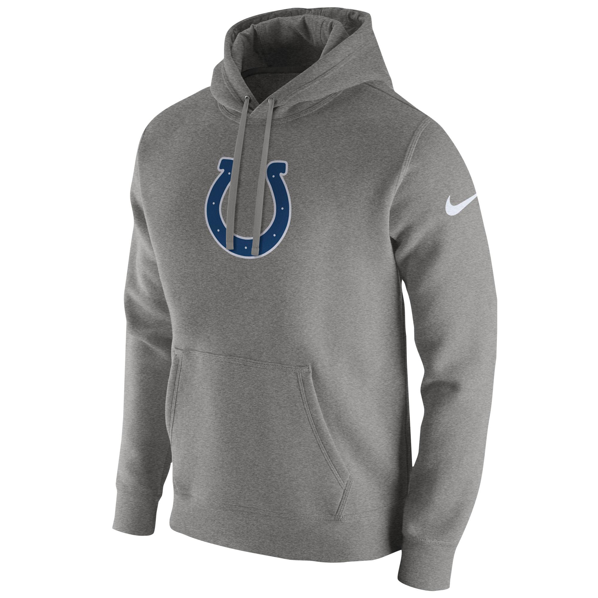 Nike Indianapolis Colts Nfl Pullover Fleece Club Hoodie in Gray for Men ...