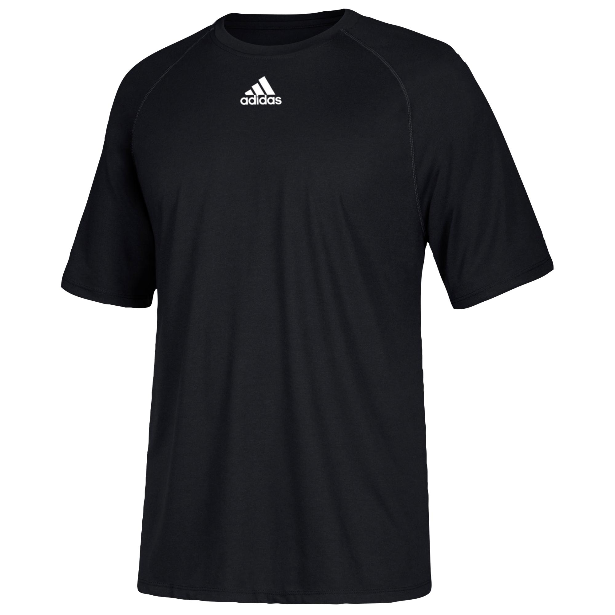 adidas Team Climalite Short Sleeve T-shirt in Black for Men - Lyst