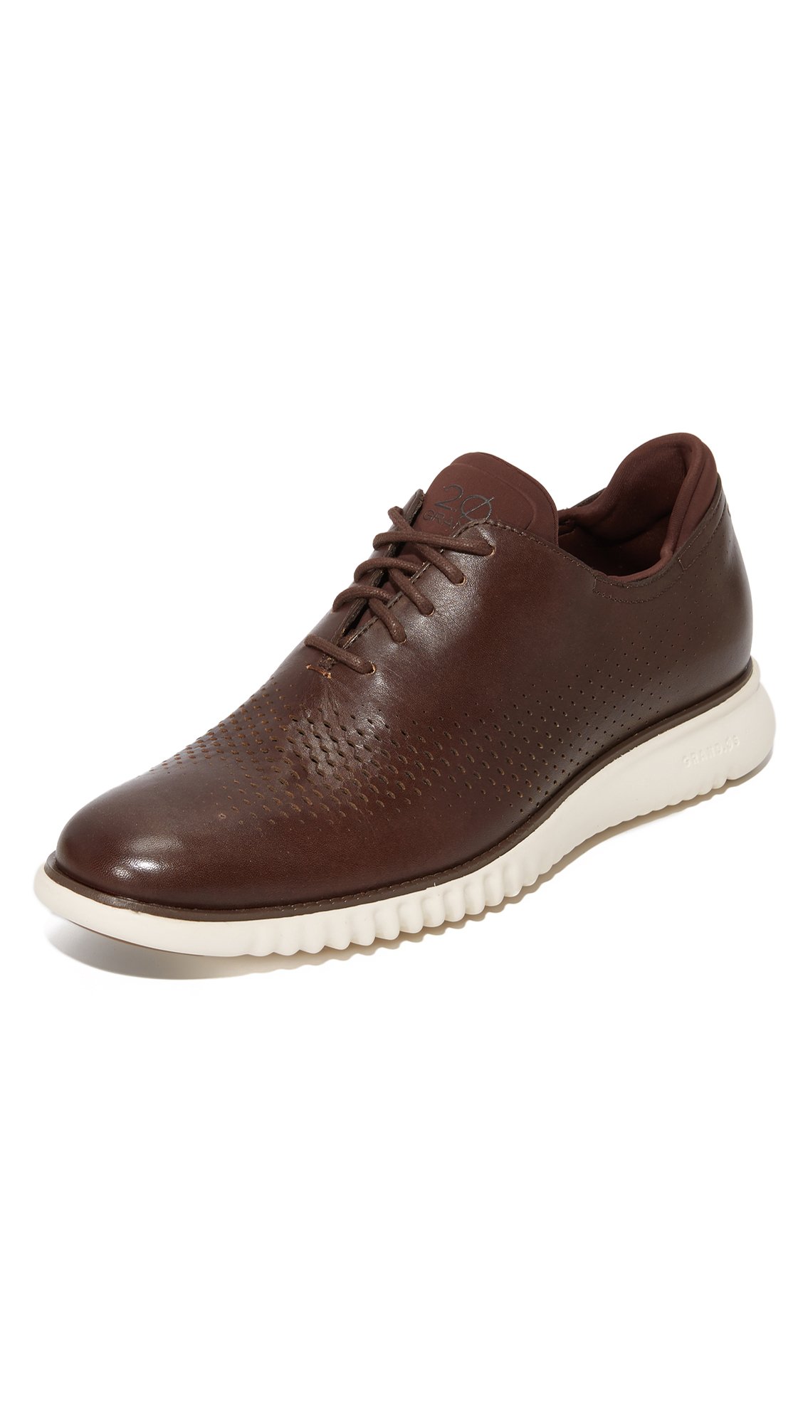 Cole haan 2.zerogrand Laser Perforated Wingtip Oxford for Men | Lyst