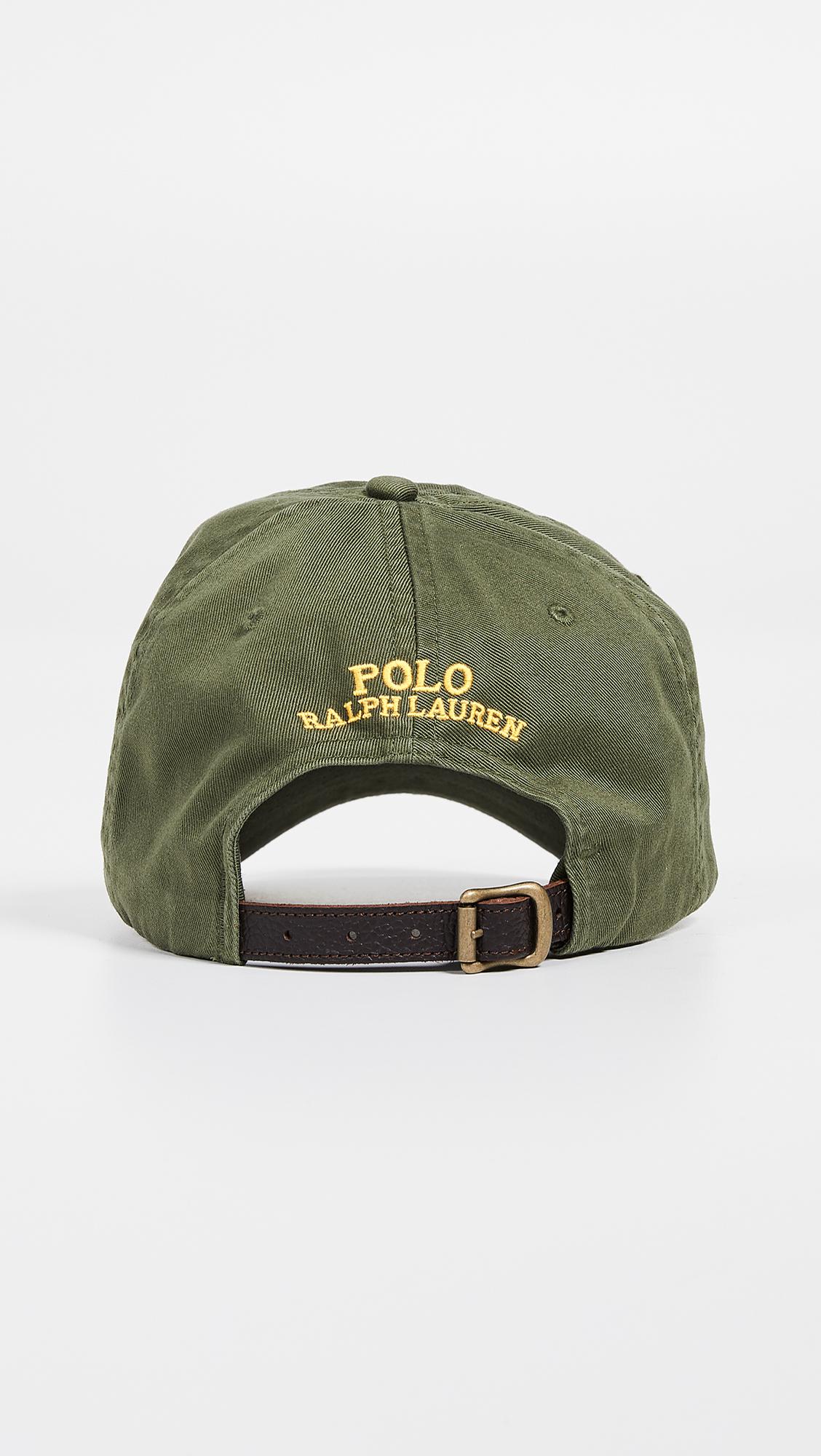 casquette ralph lauren verte