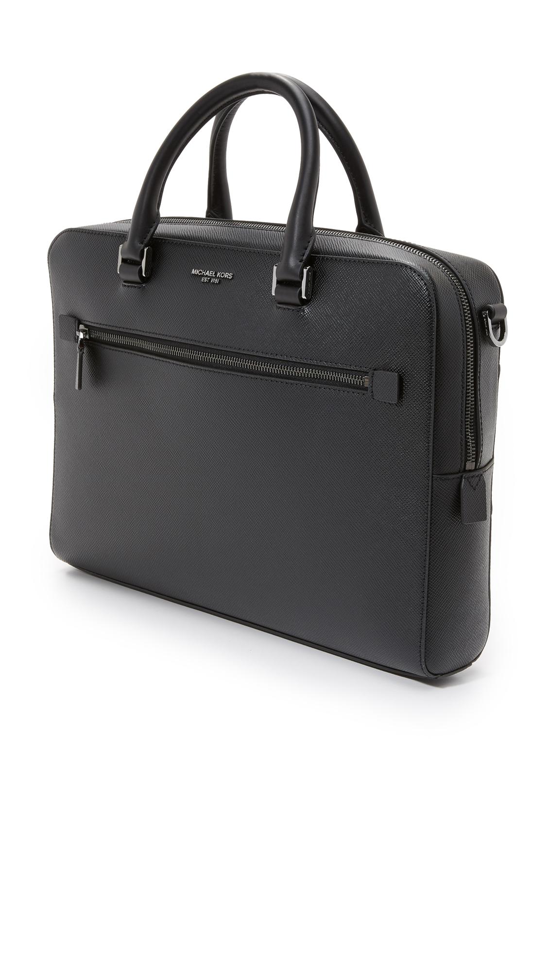 mens michael kors briefcase