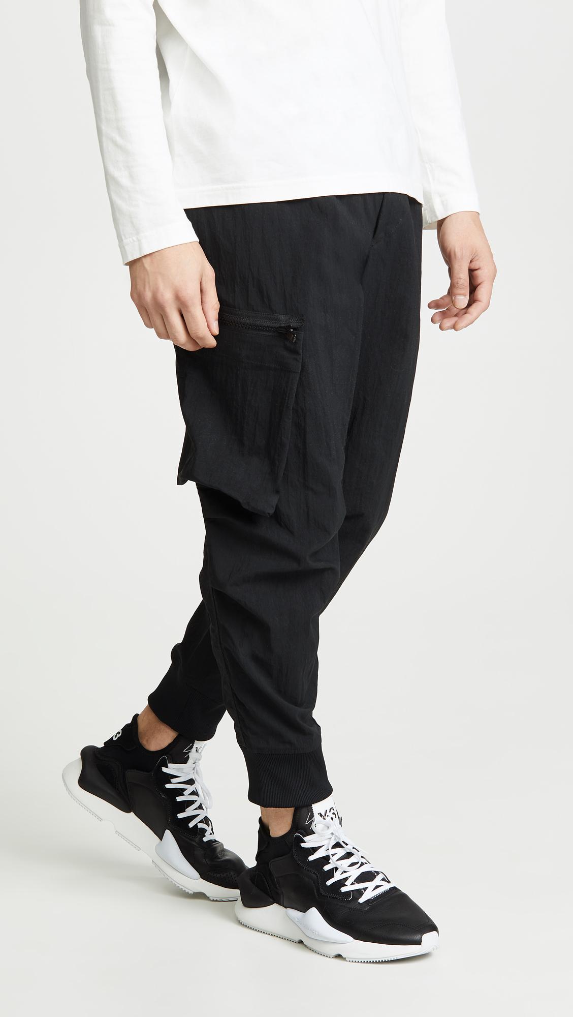 cp company nylon cargo pants