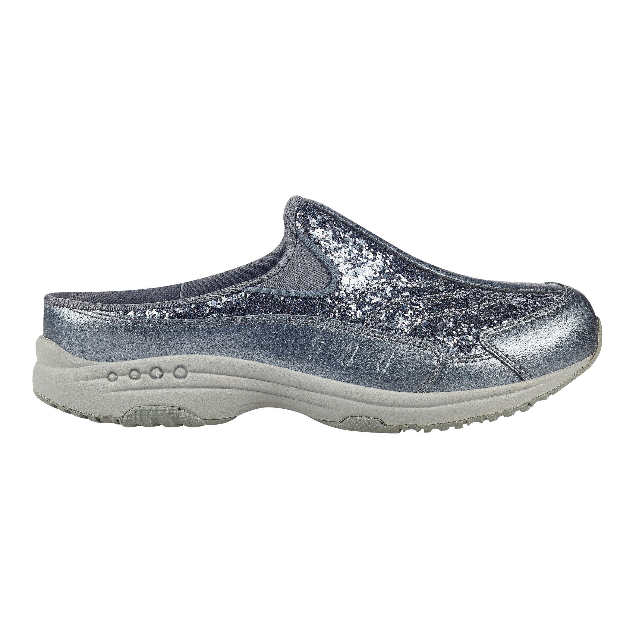 easy spirit traveltime silver sparkle