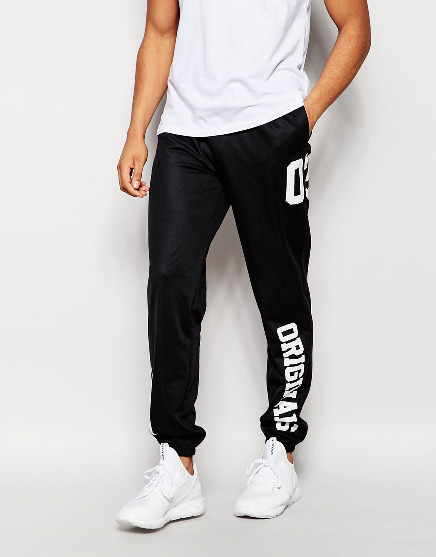 Lyst - Adidas Originals Logos Joggers Ao0535 in Black for Men