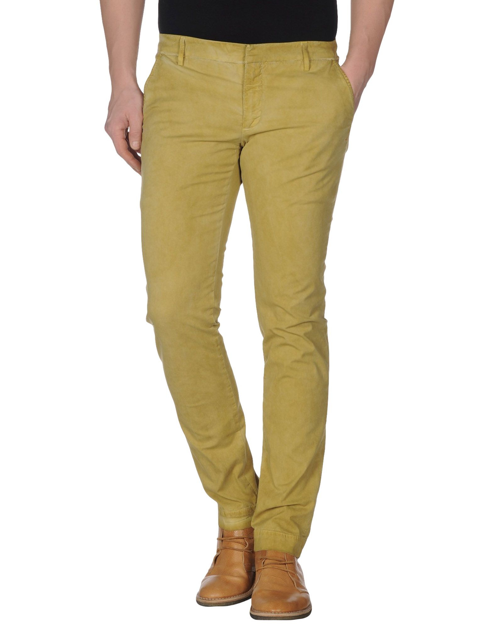 Dondup Casual Trouser in Yellow for Men (Ochre) - Save 45% | Lyst