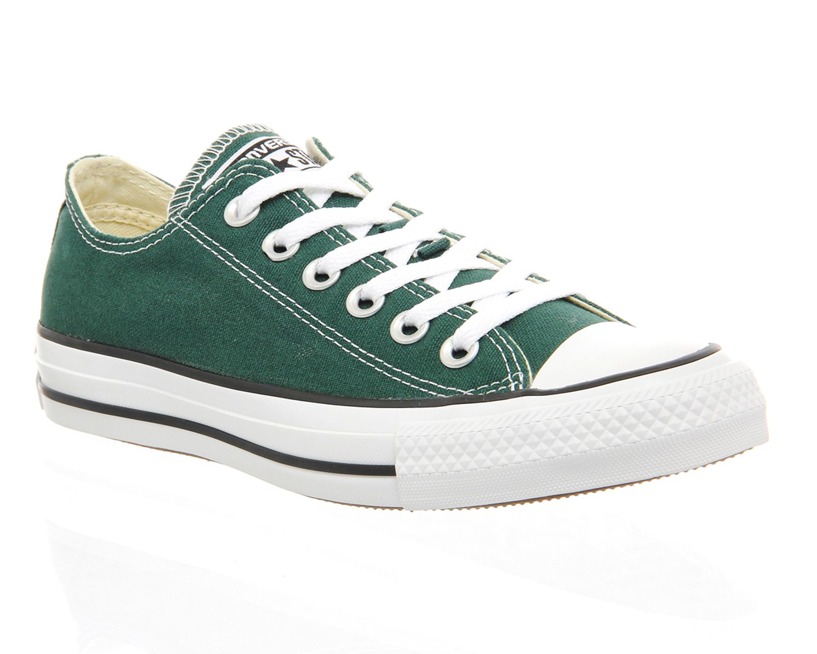 Converse All Star Low Trainers in Green | Lyst