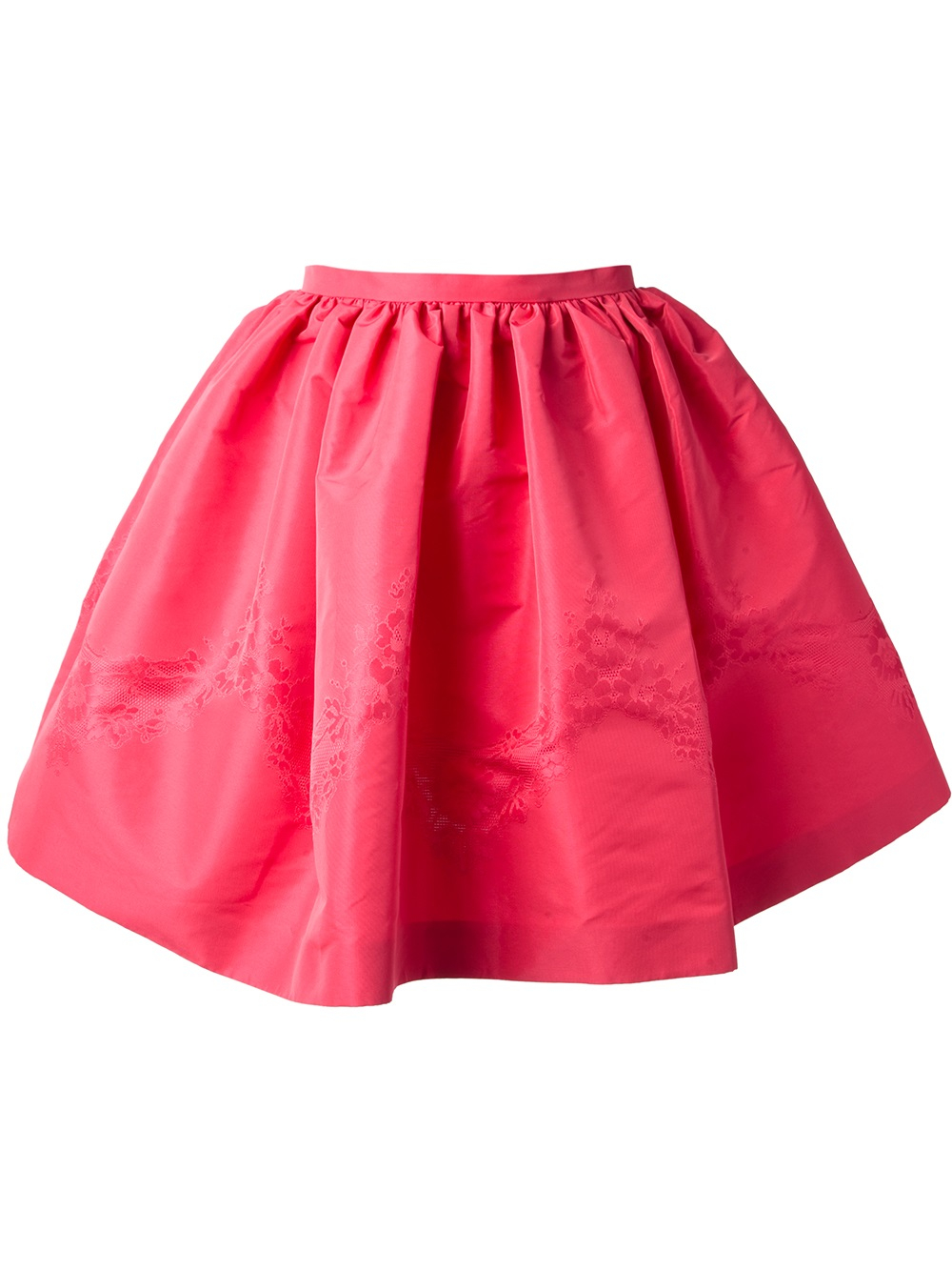 RED Valentino Short Flared Skirt in Pink - Lyst