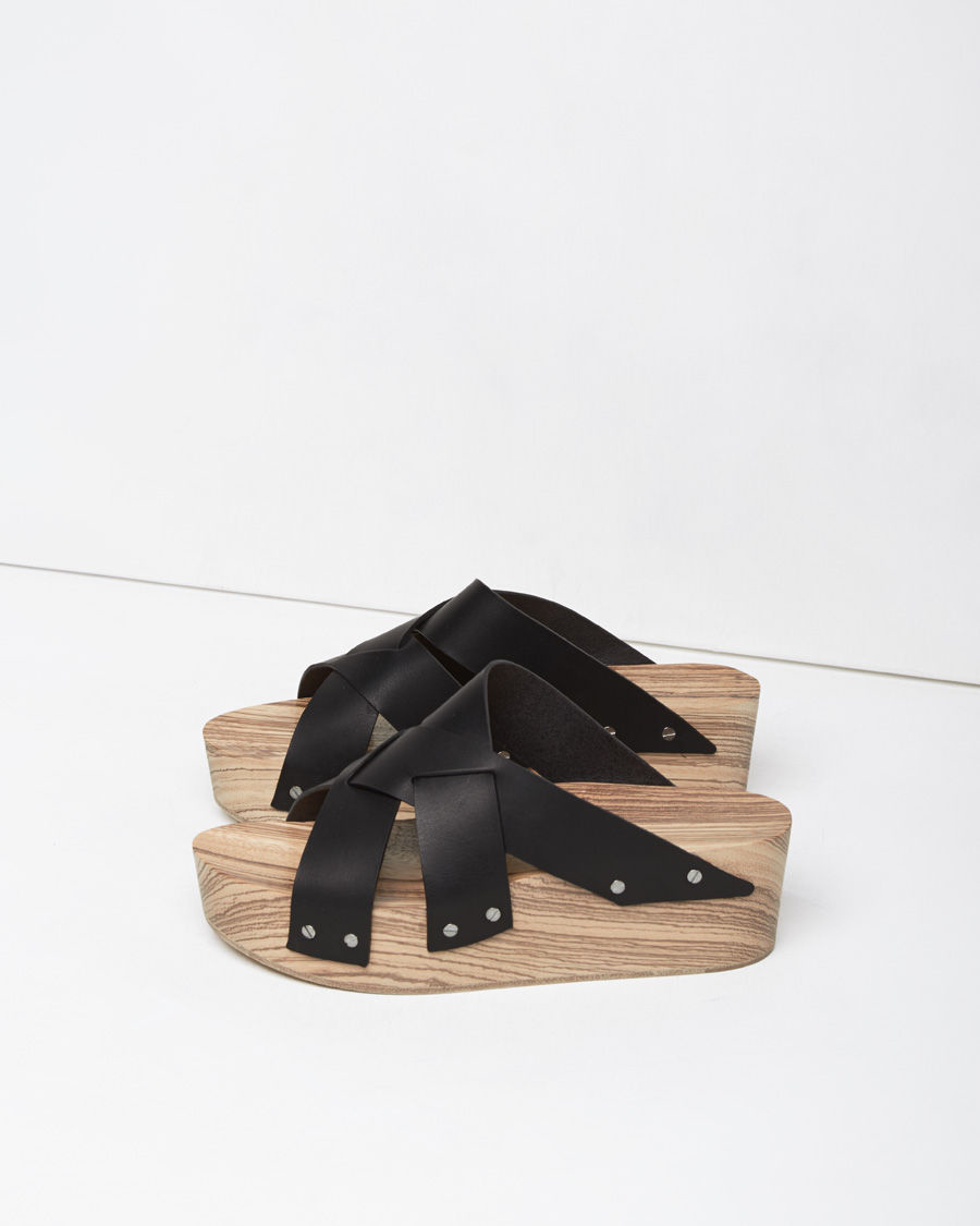 criss cross platform sandals