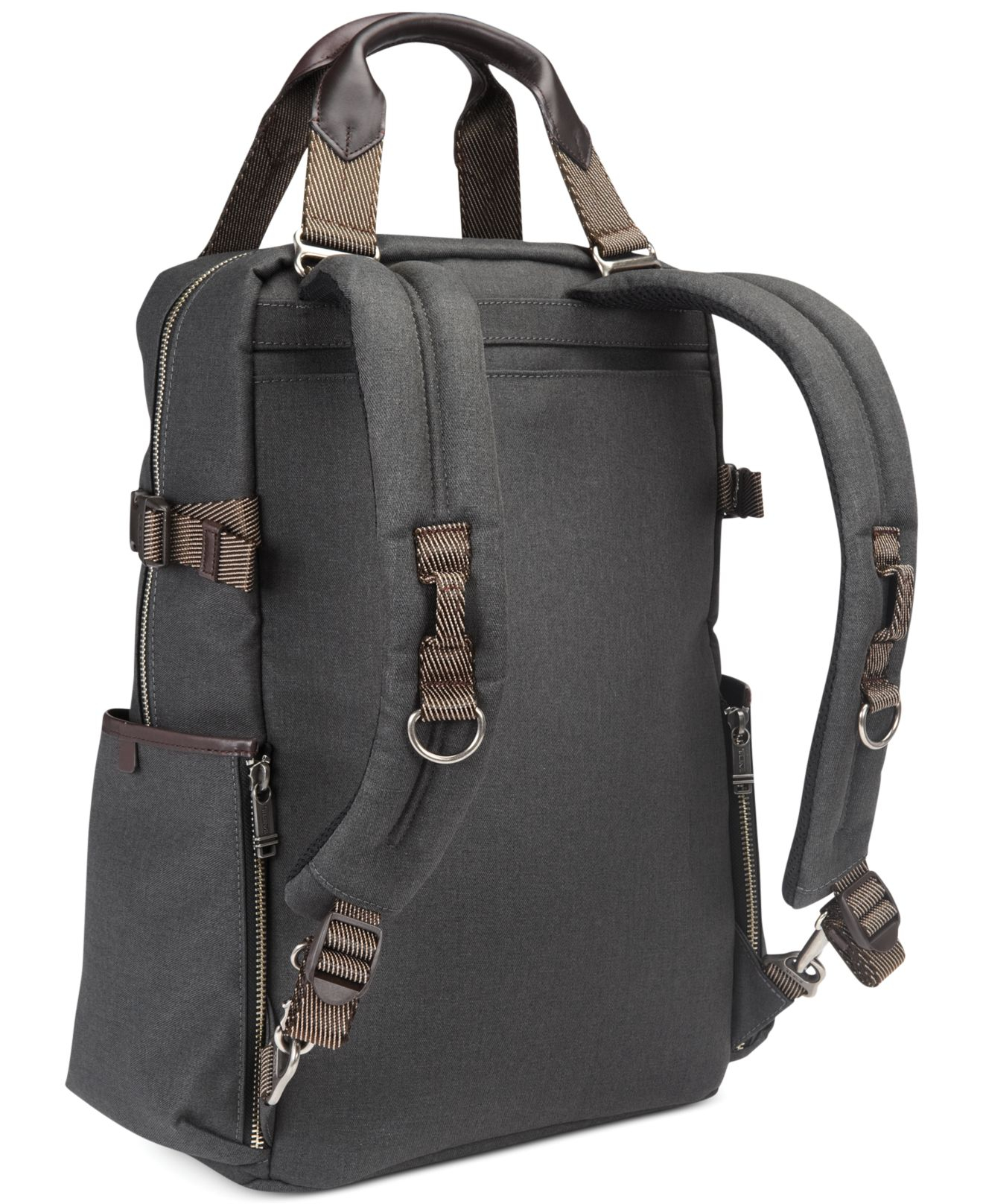 Tumi Alpha Bravo Lejeune Backpack Tote in Anthracite (Gray) for Men - Lyst