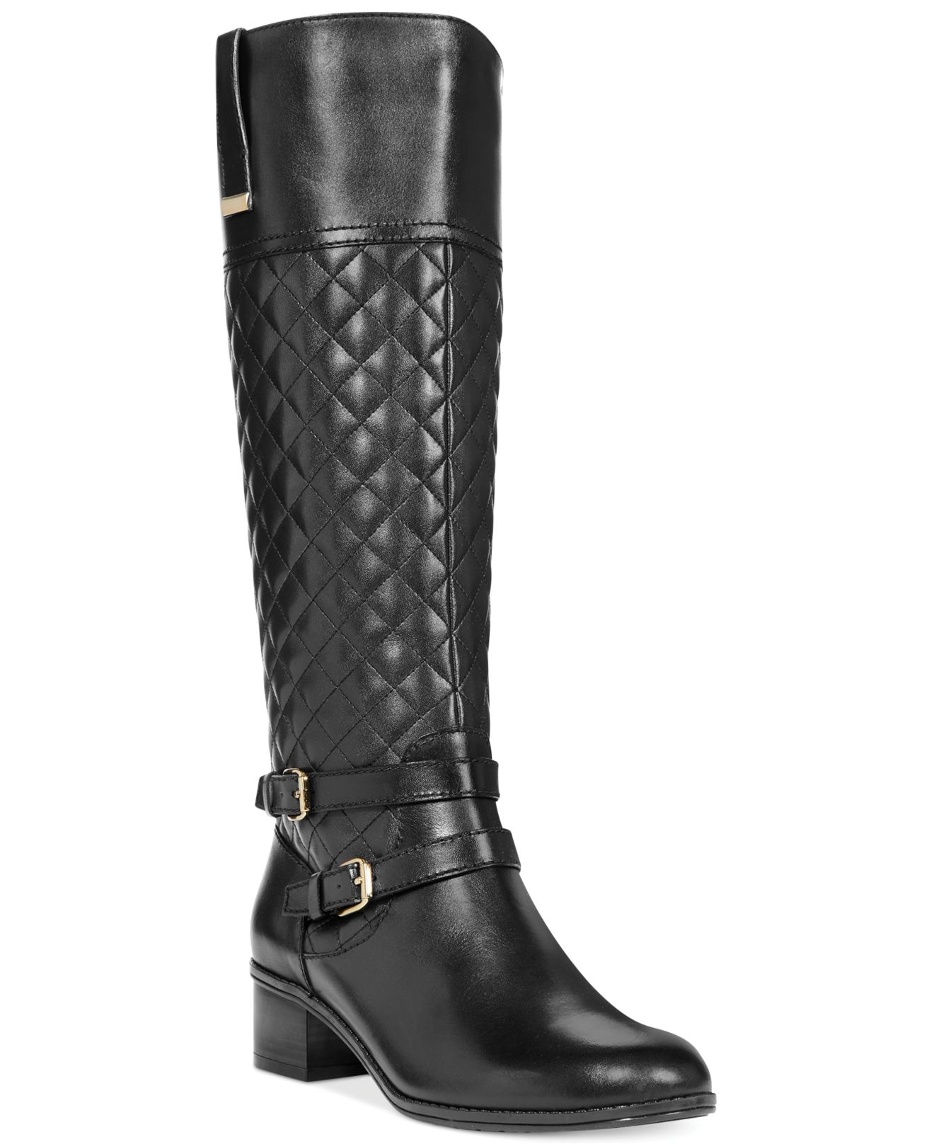 Bandolino Claraa Tall Riding Boots - A Macy&#39;S Exclusive in Black - Lyst