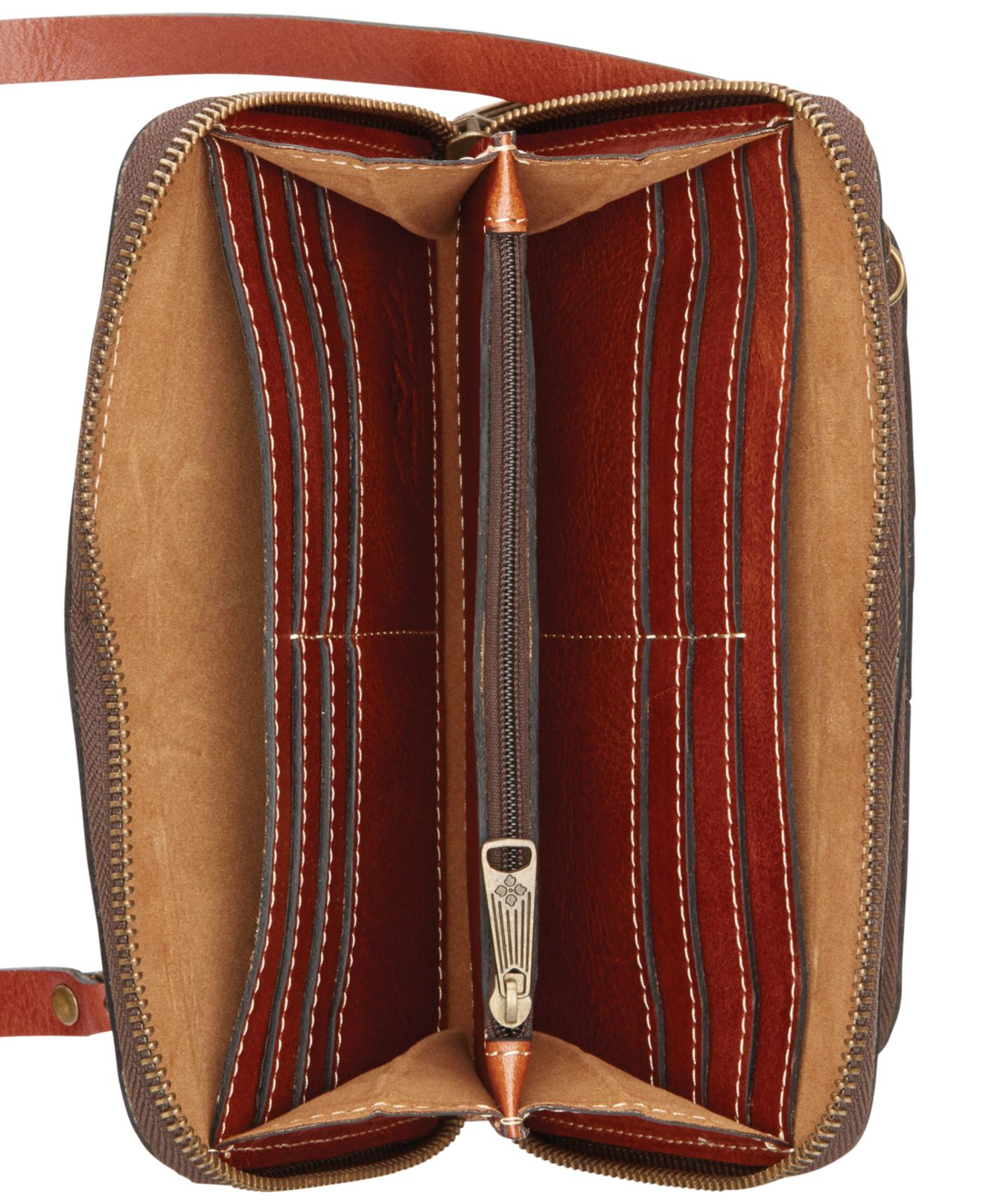 patricia nash crossbody brown