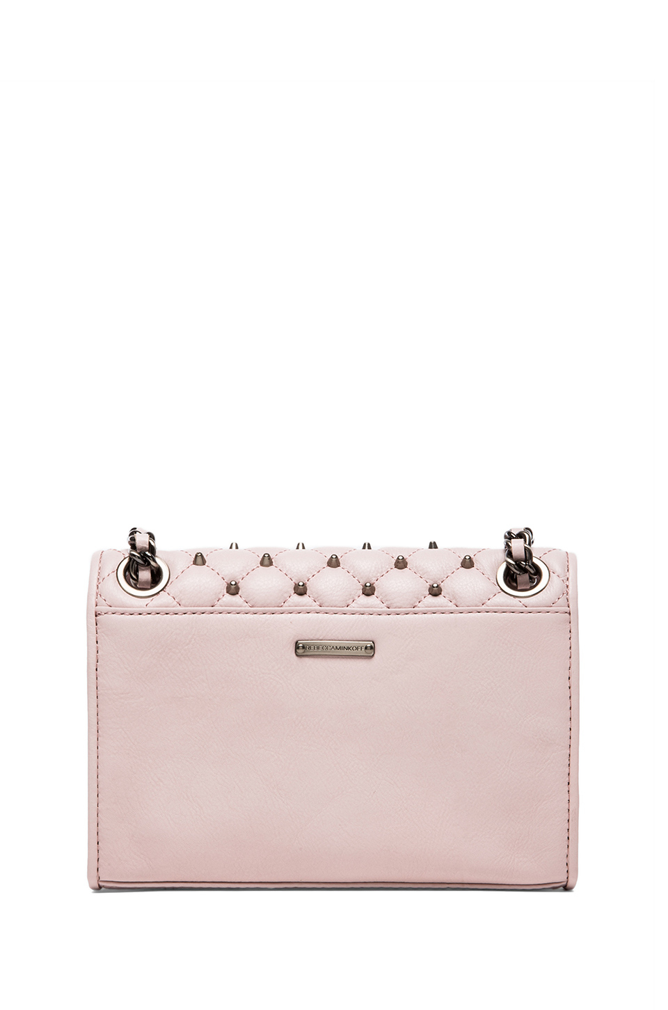 Lyst - Rebecca Minkoff Quilted Mini Affair with Studs in Pink
