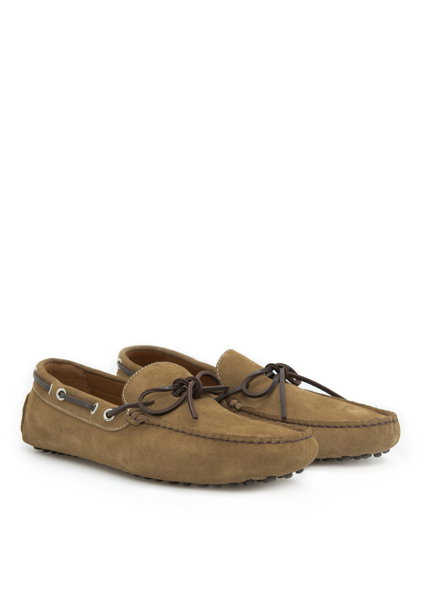 Lyst - Mango Suede Driving Shoes in Brown for Men