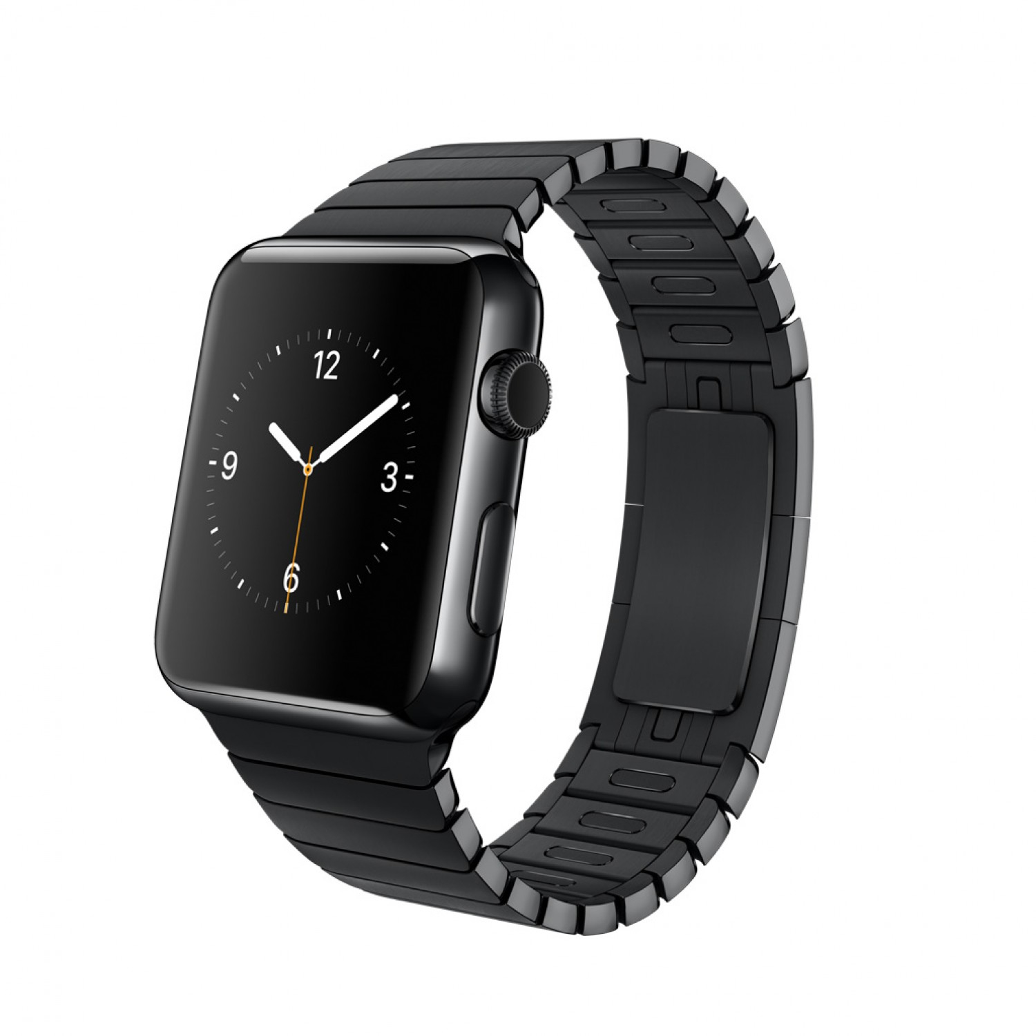 Black Stainless Steel Apple Watch