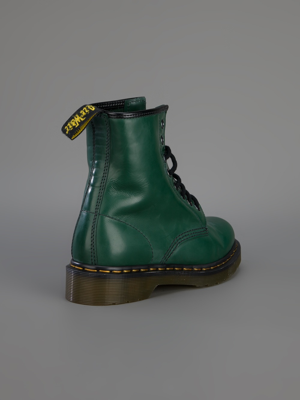 women's green dr marten boots