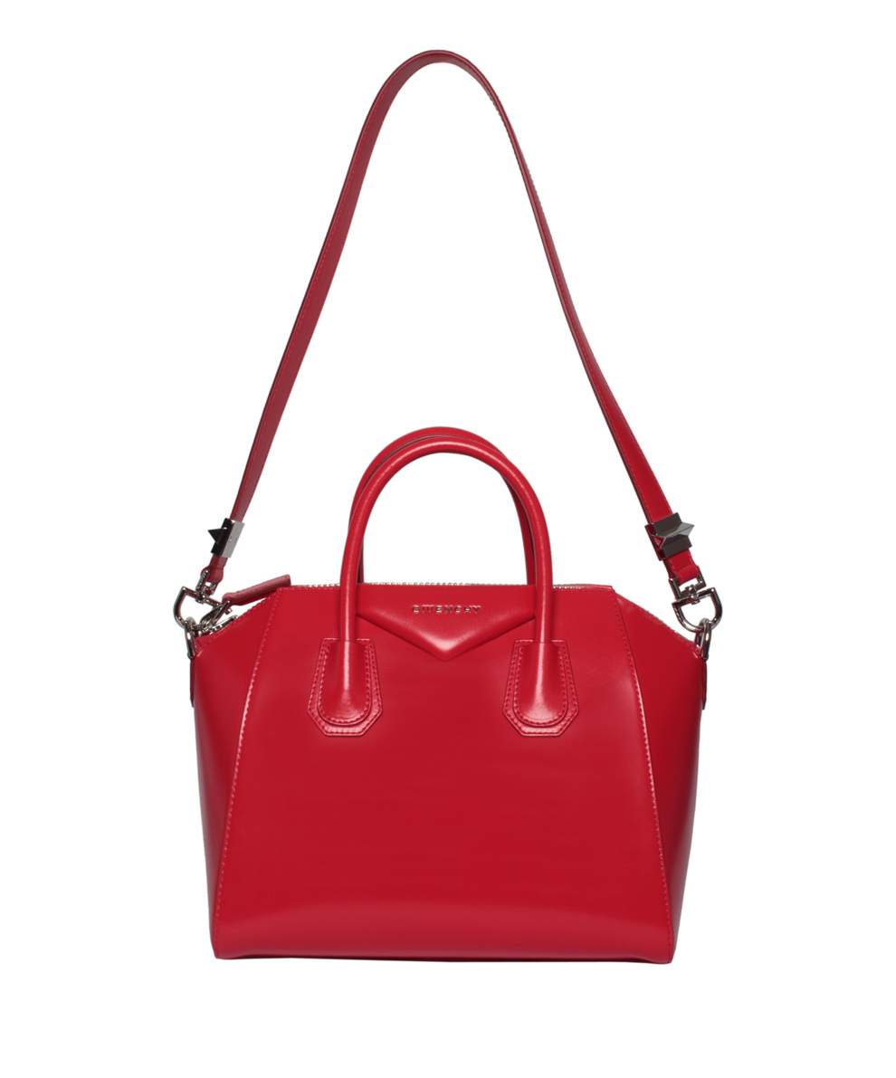 Givenchy Leather Medium Antigona Bag in Red | Lyst