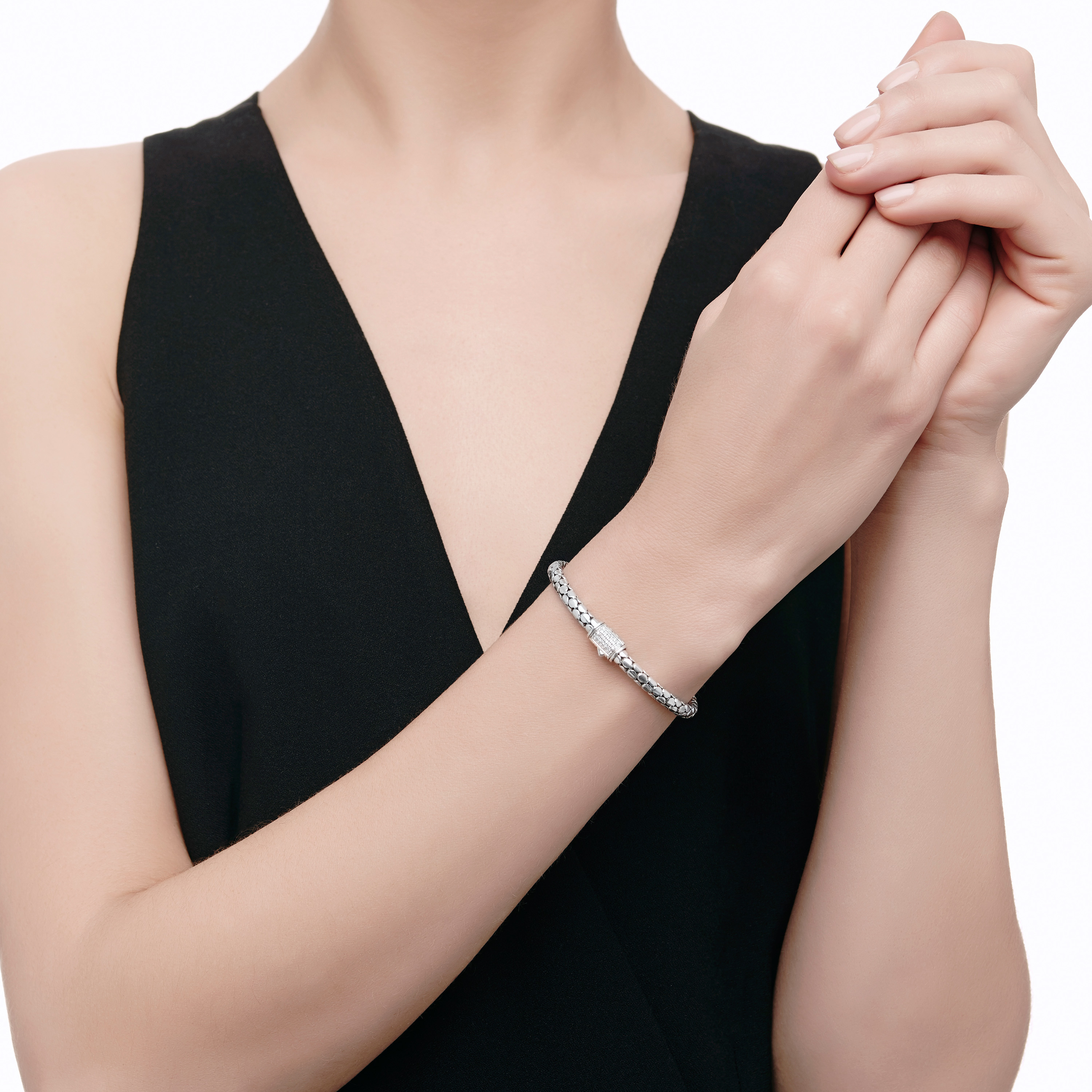 Lyst John Hardy Dot Slim Chain Bracelet In Metallic Gallery