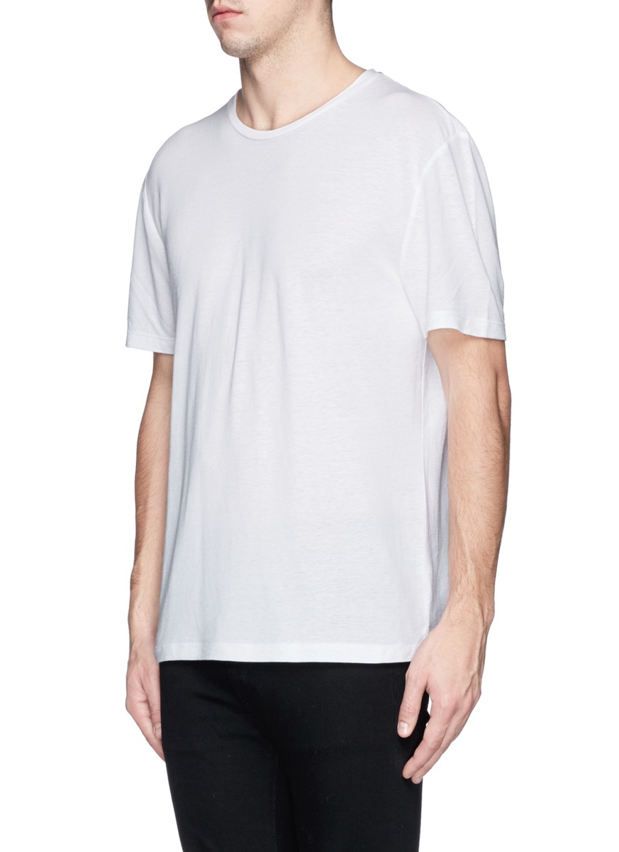 Lyst - T By Alexander Wang Contrast Back Yoke T-Shirt in White for Men